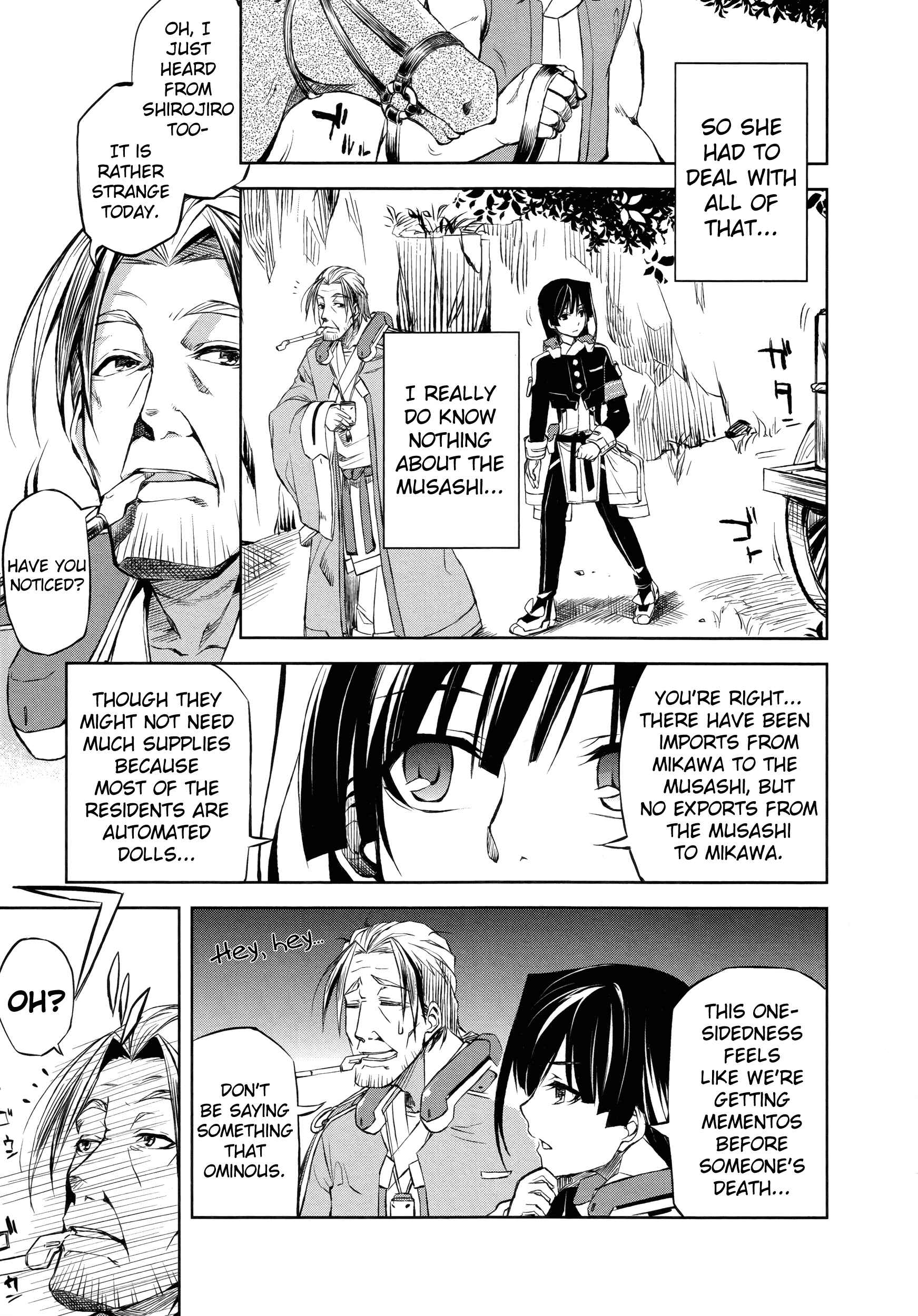Page 22 Chapter 4 Kyoukai Senjou no Horizon