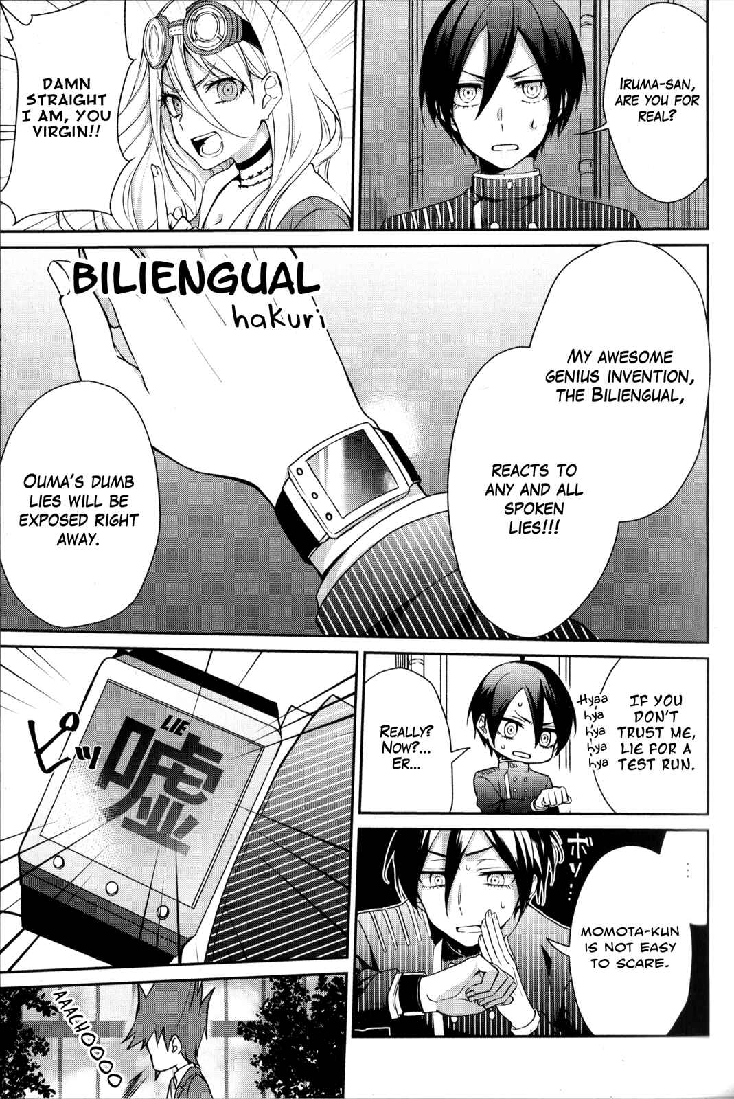 Page 1 Chapter 6 New Danganronpa V3 Comic Anthology