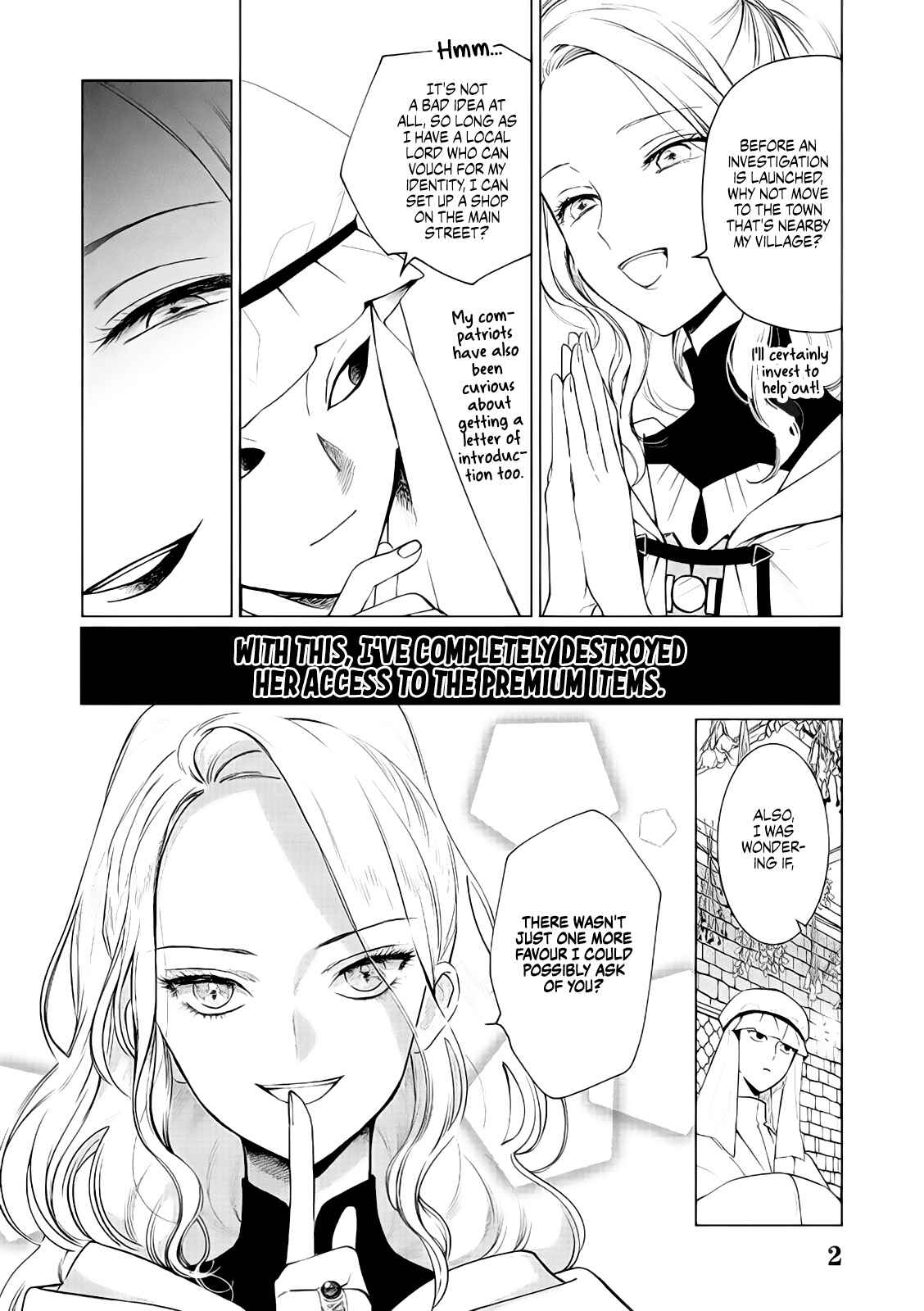 Page 2 Chapter 4 Akuyaku Reijou no Naka no Hito