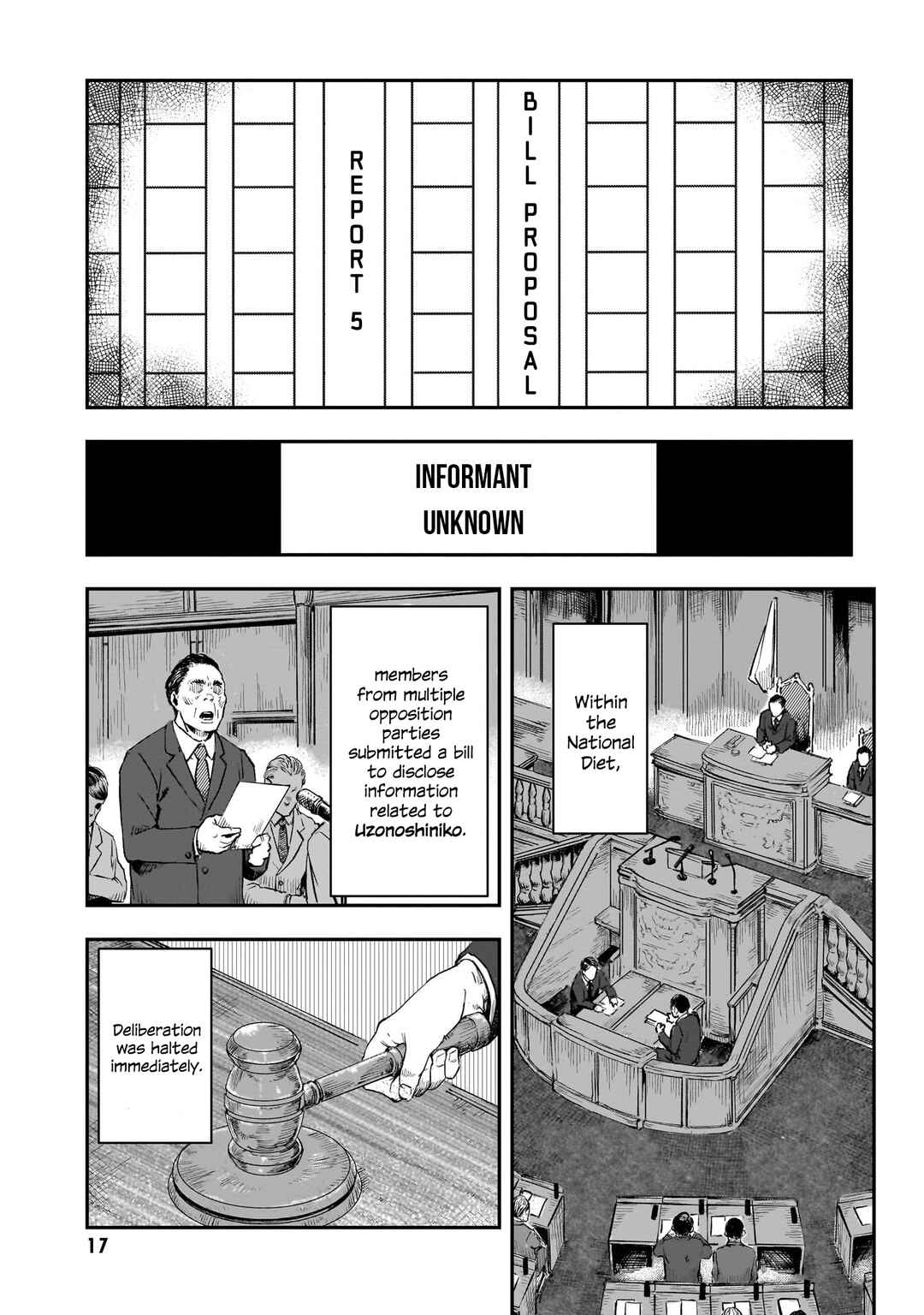 Page 1 Chapter 5 Uzonoshiniko Houkoku
