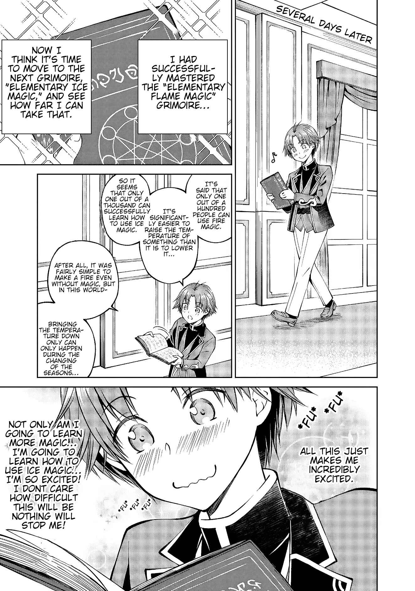 Page 11 Chapter 2 Botsuraku Yotei no Kizoku dakedo, Hima datta kara Mahou wo Kiwamete Mita