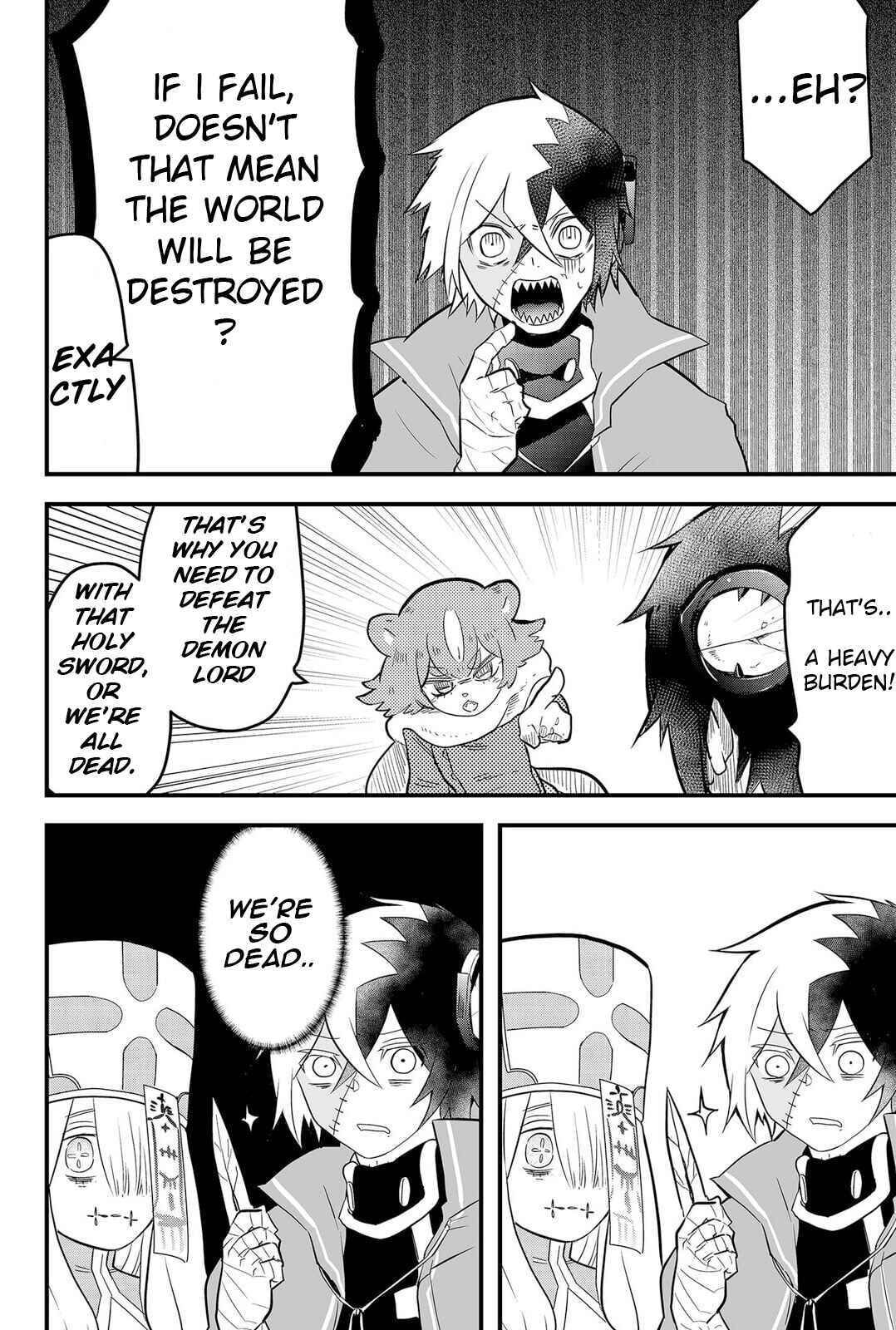 Page 8 Chapter 4 Tsugihagi Darake no Saikyou Yuusha