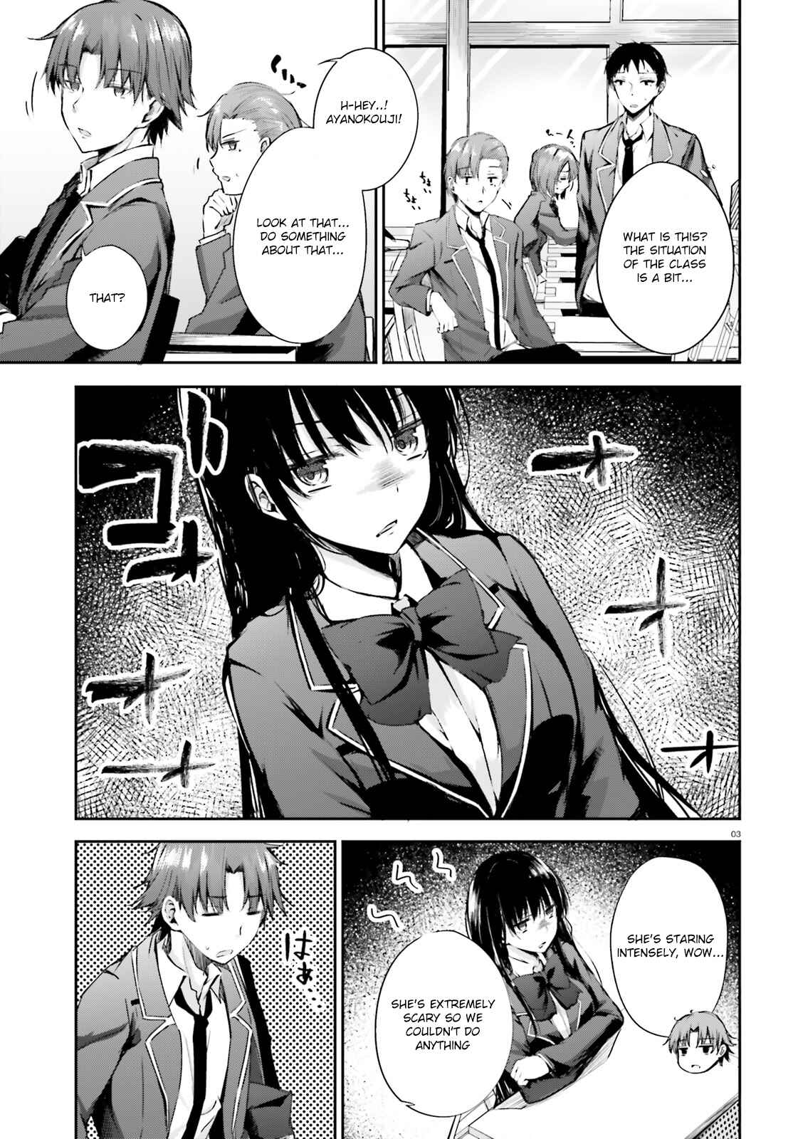 Page 4 Chapter 5 Classroom of the Elite √Horikita