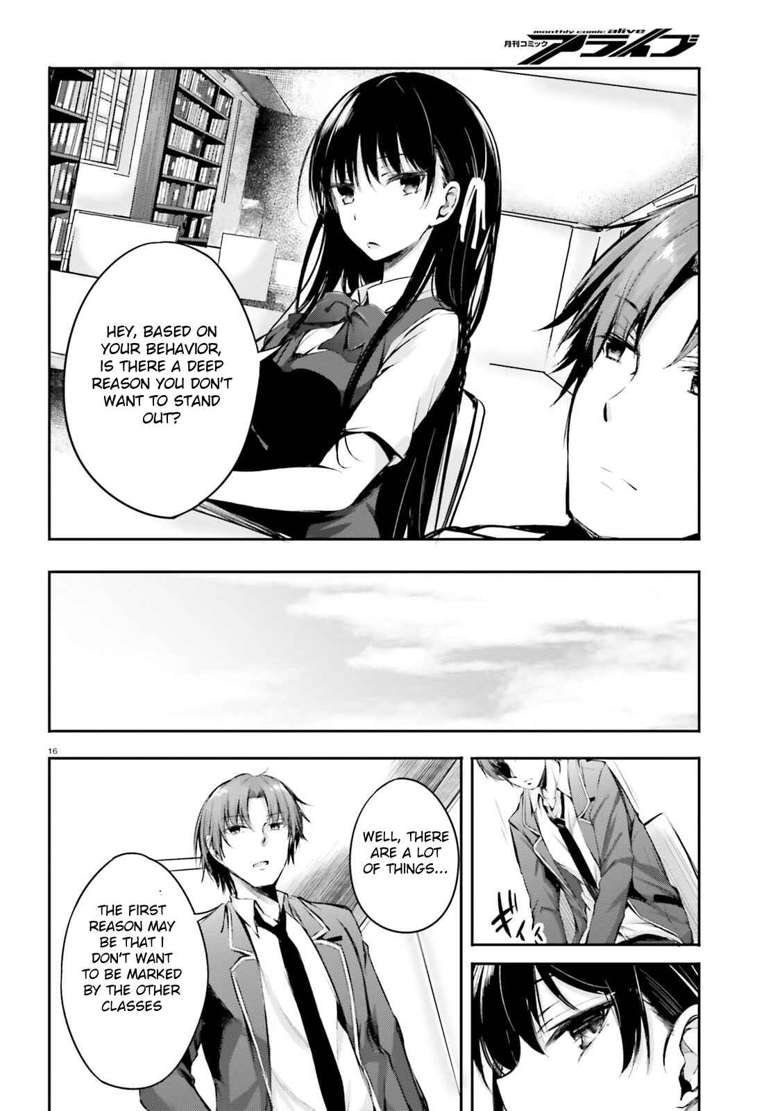 Page 18 Chapter 6 Classroom of the Elite √Horikita
