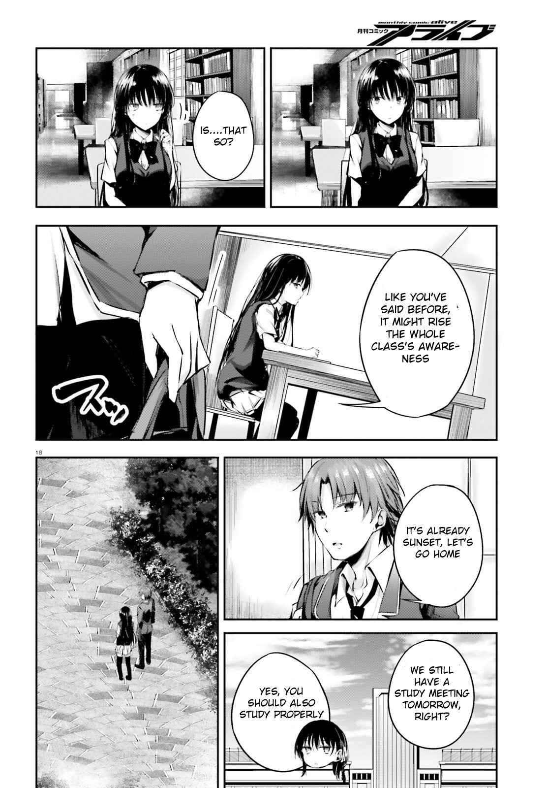 Page 20 Chapter 6 Classroom of the Elite √Horikita