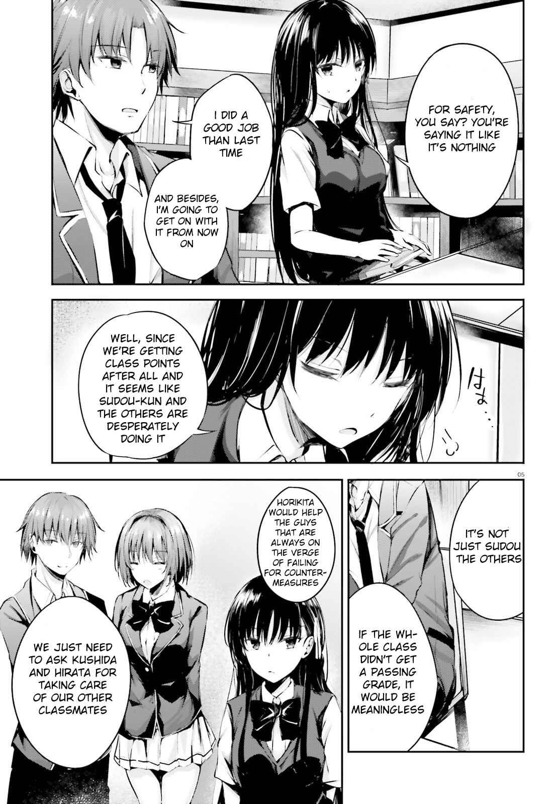 Page 7 Chapter 6 Classroom of the Elite √Horikita