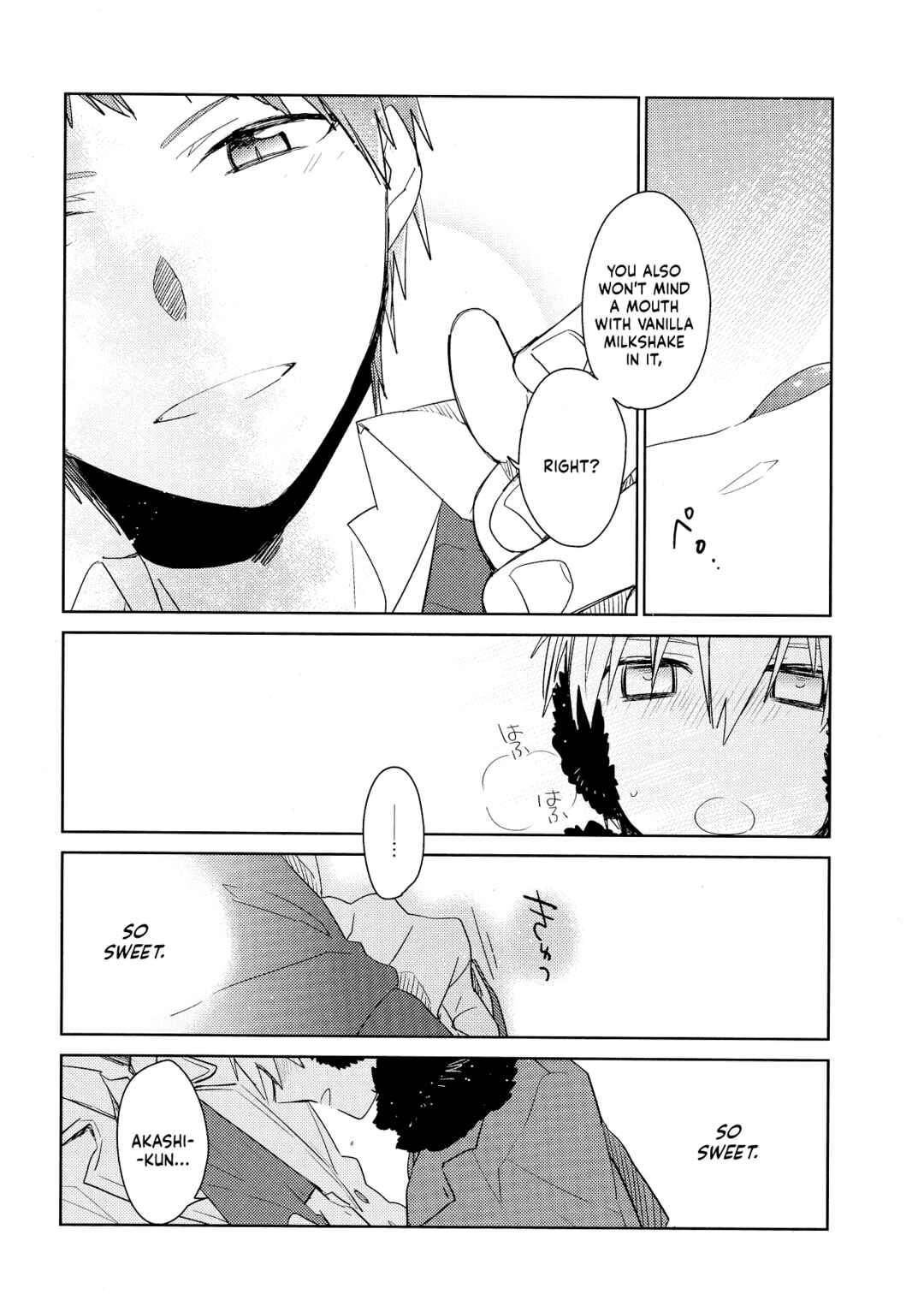 Page 14 Chapter Unknown_85ea Kurokos Basketball - Its Sweet, So Sweet (Doujinshi)