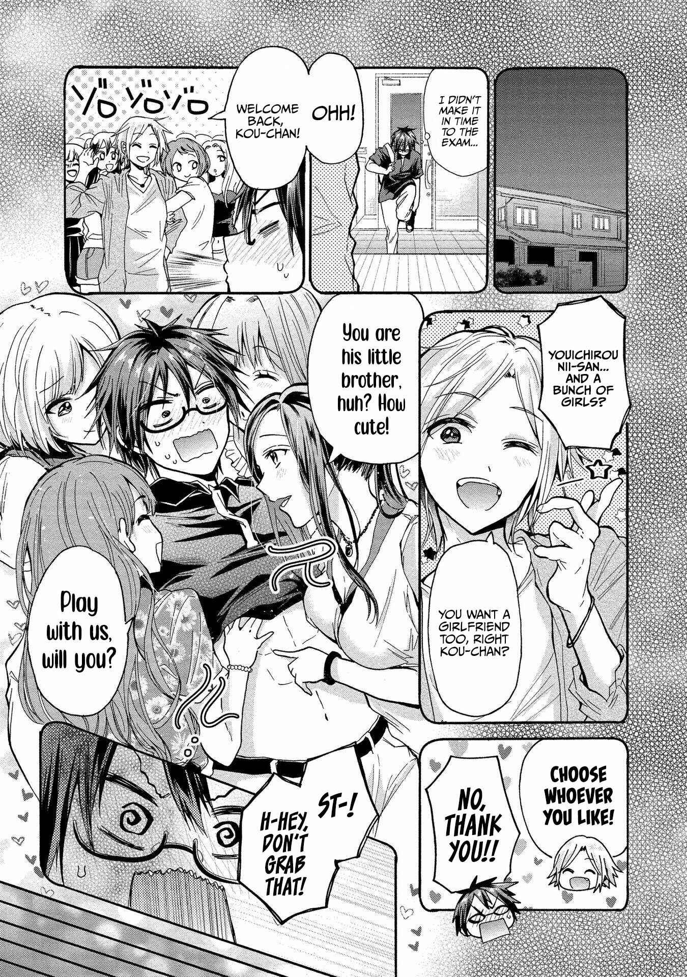 Page 12 Chapter 8 Sanshimai ga Ore wo Yuuwaku Shite Kuru!!