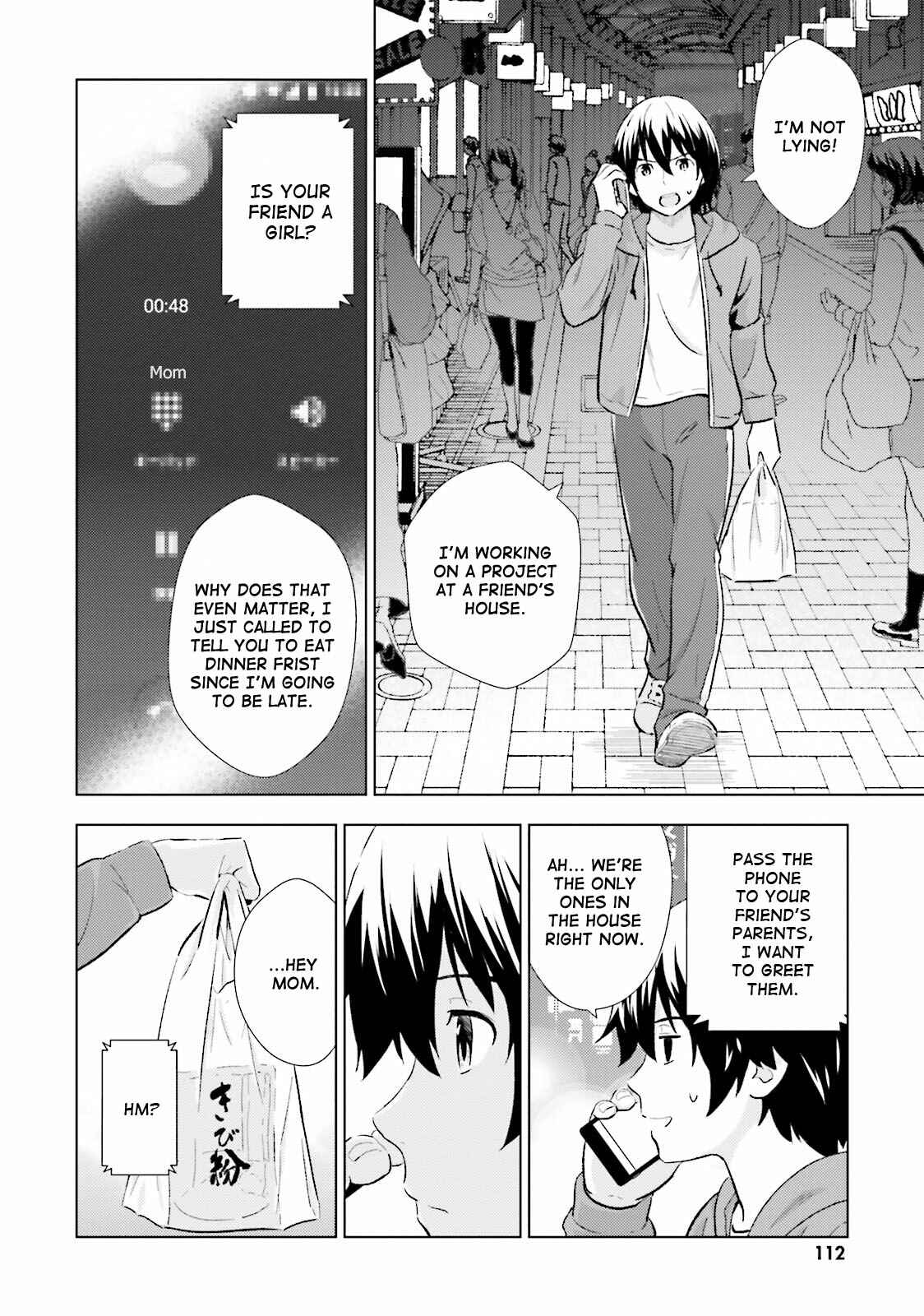 Page 12 Chapter 4 Kuromori-san wa Smartphone ga Tsukaenai