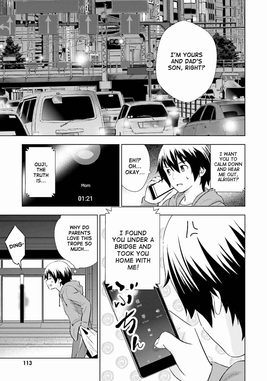 Page 13 Chapter 4 Kuromori-san wa Smartphone ga Tsukaenai