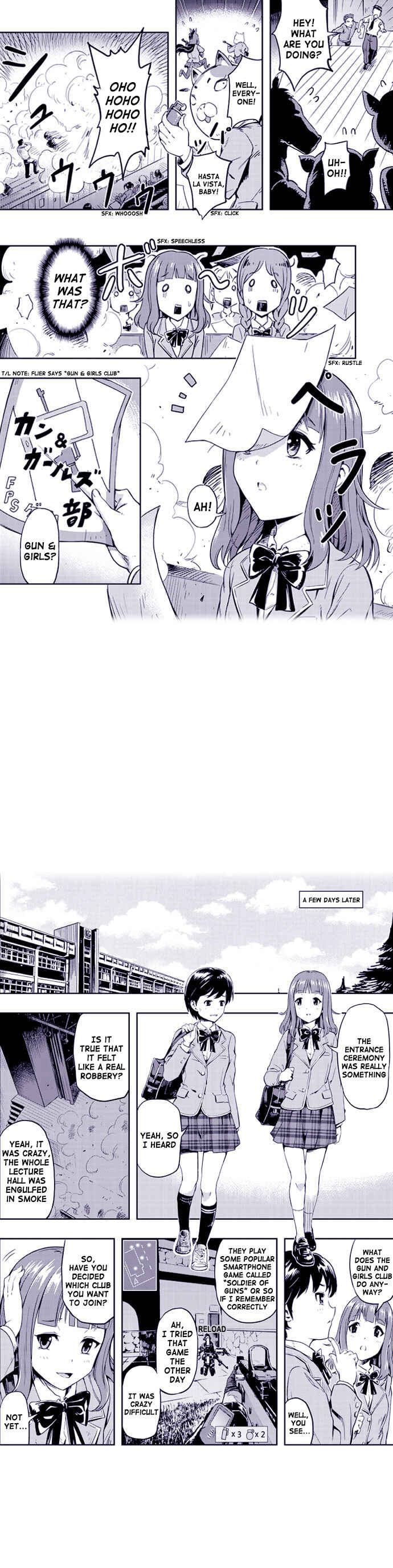 Page 4 Chapter 2 Gun & Girls