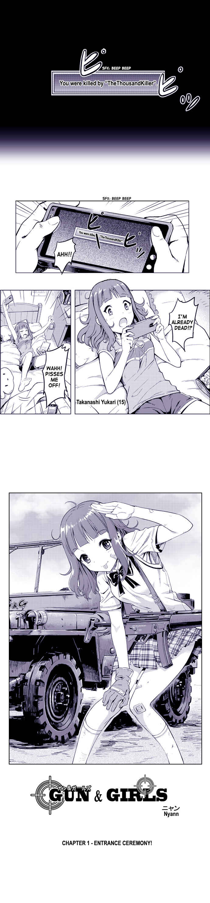 Page 1 Chapter 1 Gun & Girls