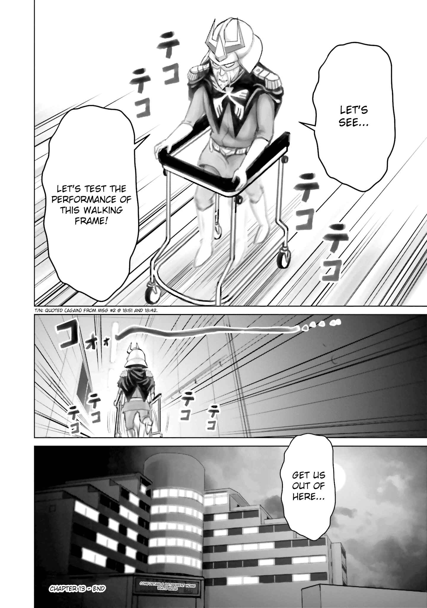 Page 4 Chapter 13 Char, Amuro, and Old Age -Toward a Peaceful Horizon-