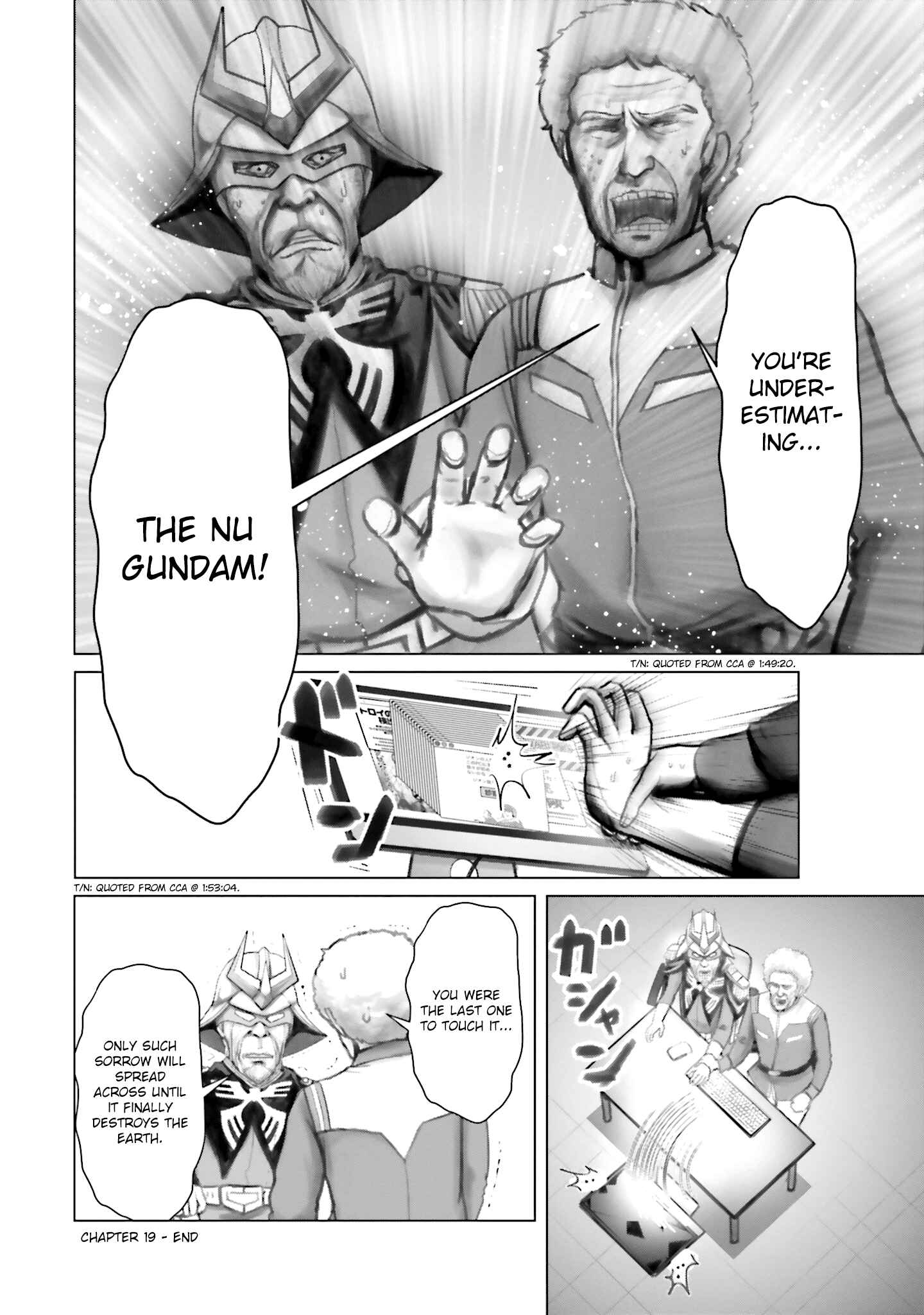 Page 4 Chapter 19 Char, Amuro, and Old Age -Toward a Peaceful Horizon-