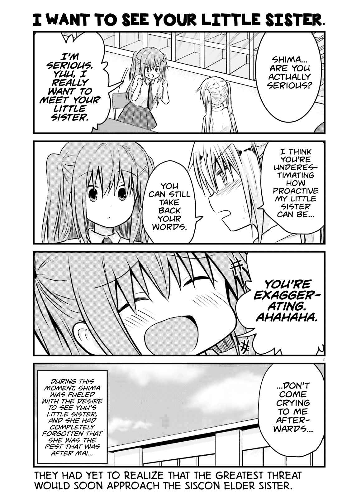 Page 11 Chapter 12 Siscon Oneechan to Kinishinai Imouto
