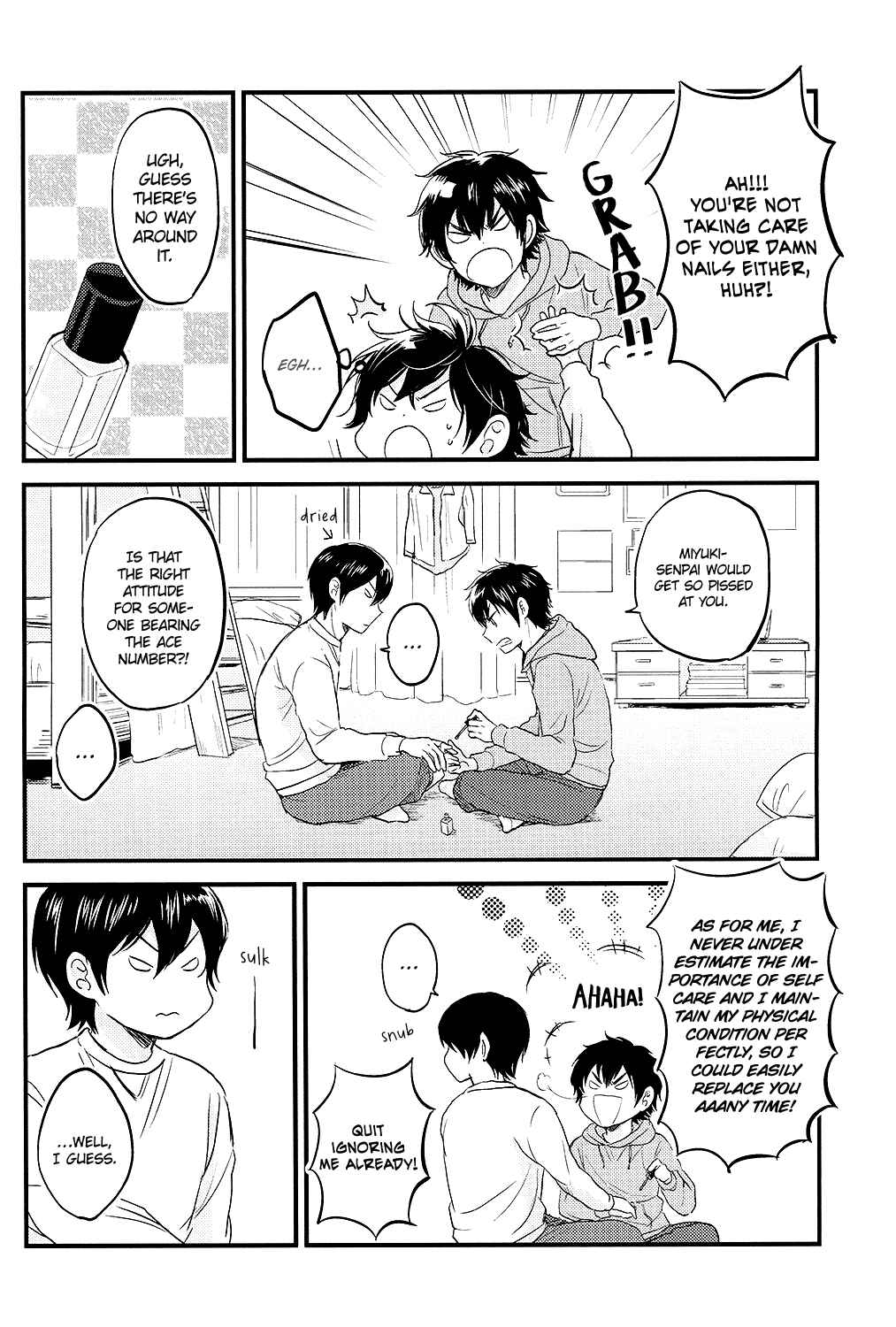 Page 12 Chapter Unknown_3287 Diamond no Ace - Inokuri-gumi Holiday (Doujinshi)