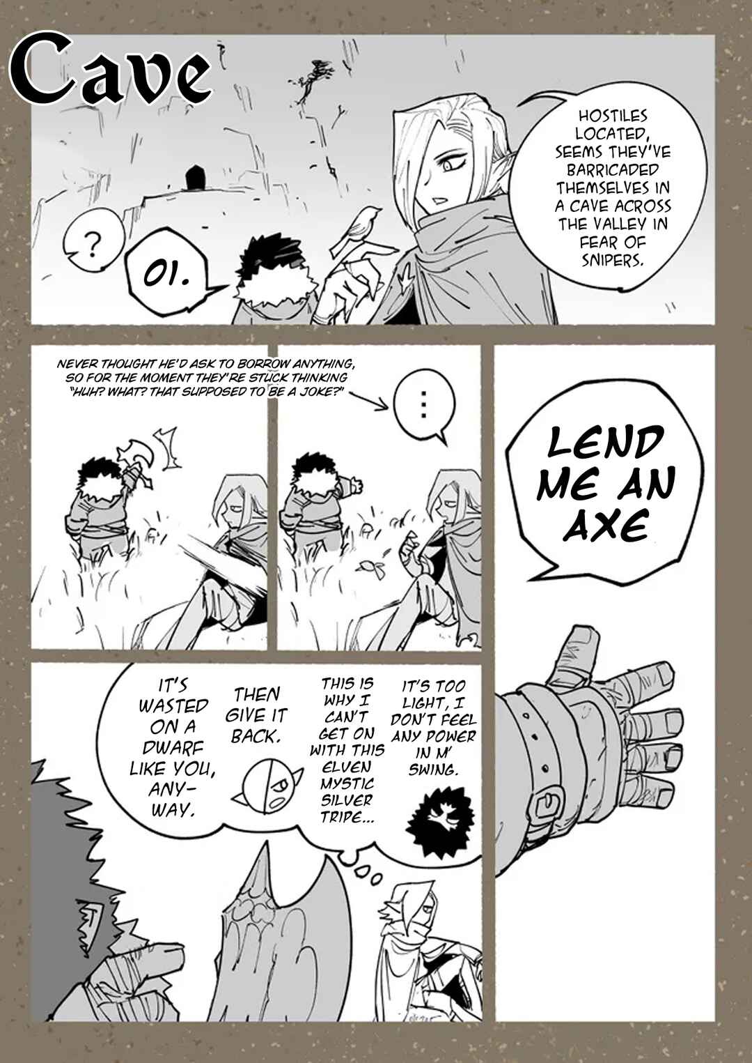 Page 1 Chapter 4 Onofuri Elf to Yumihiki Dwarf