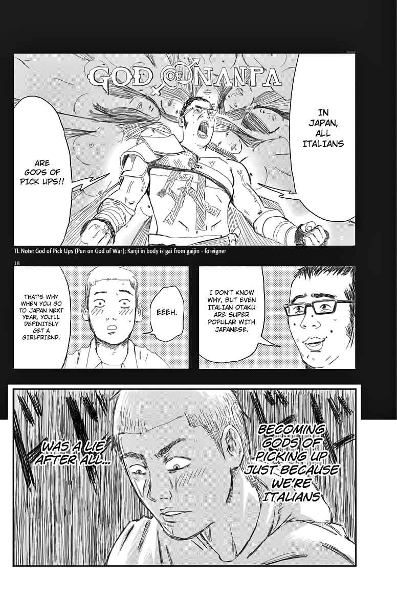 Page 18 Chapter 1 Mingo: Italia-jin ga Minna Moteru to Omou na yo