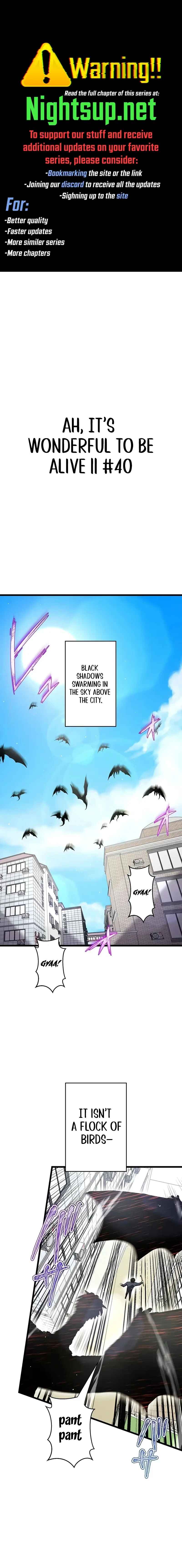 Page 1 Chapter 40 Aa, Ikite Irutte Subarashii