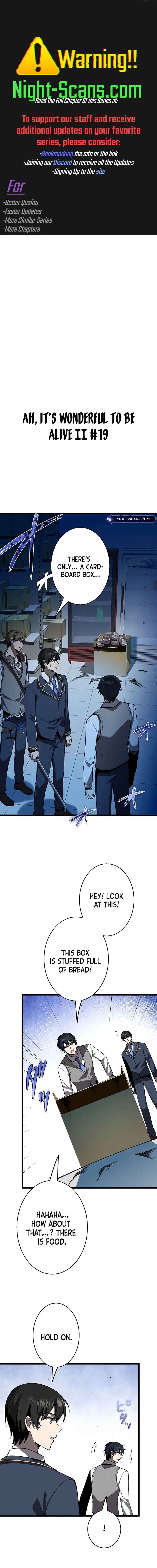 Page 1 Chapter 19 Aa, Ikite Irutte Subarashii