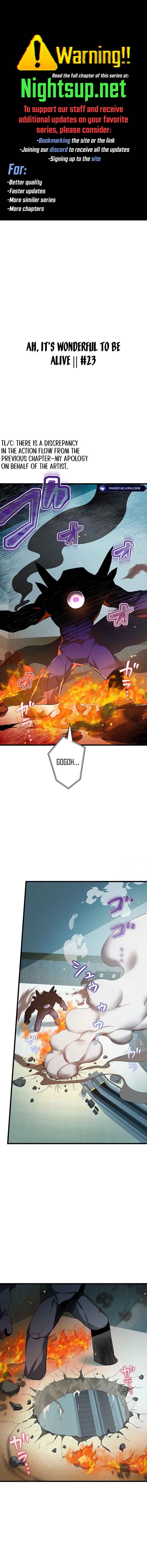 Page 1 Chapter 23 Aa, Ikite Irutte Subarashii