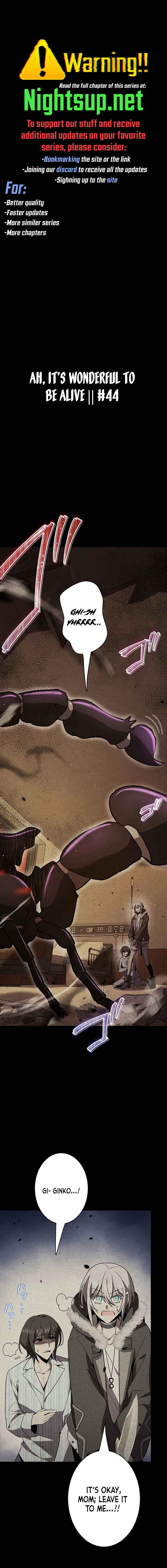 Page 1 Chapter 44 Aa, Ikite Irutte Subarashii