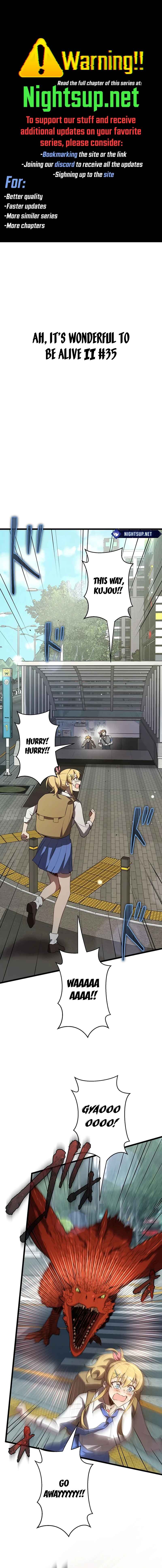 Page 1 Chapter 35 Aa, Ikite Irutte Subarashii