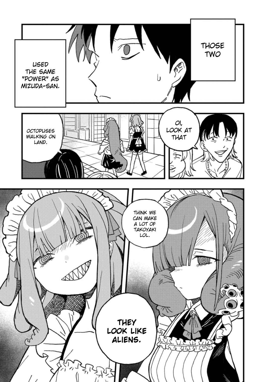 Page 13 Chapter 15 Mizudako-chan kara wa Nigerarenai!
