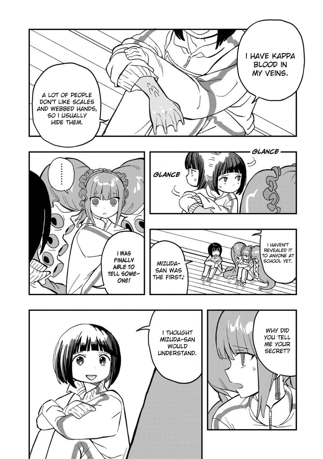 Page 12 Chapter 8 Mizudako-chan kara wa Nigerarenai!
