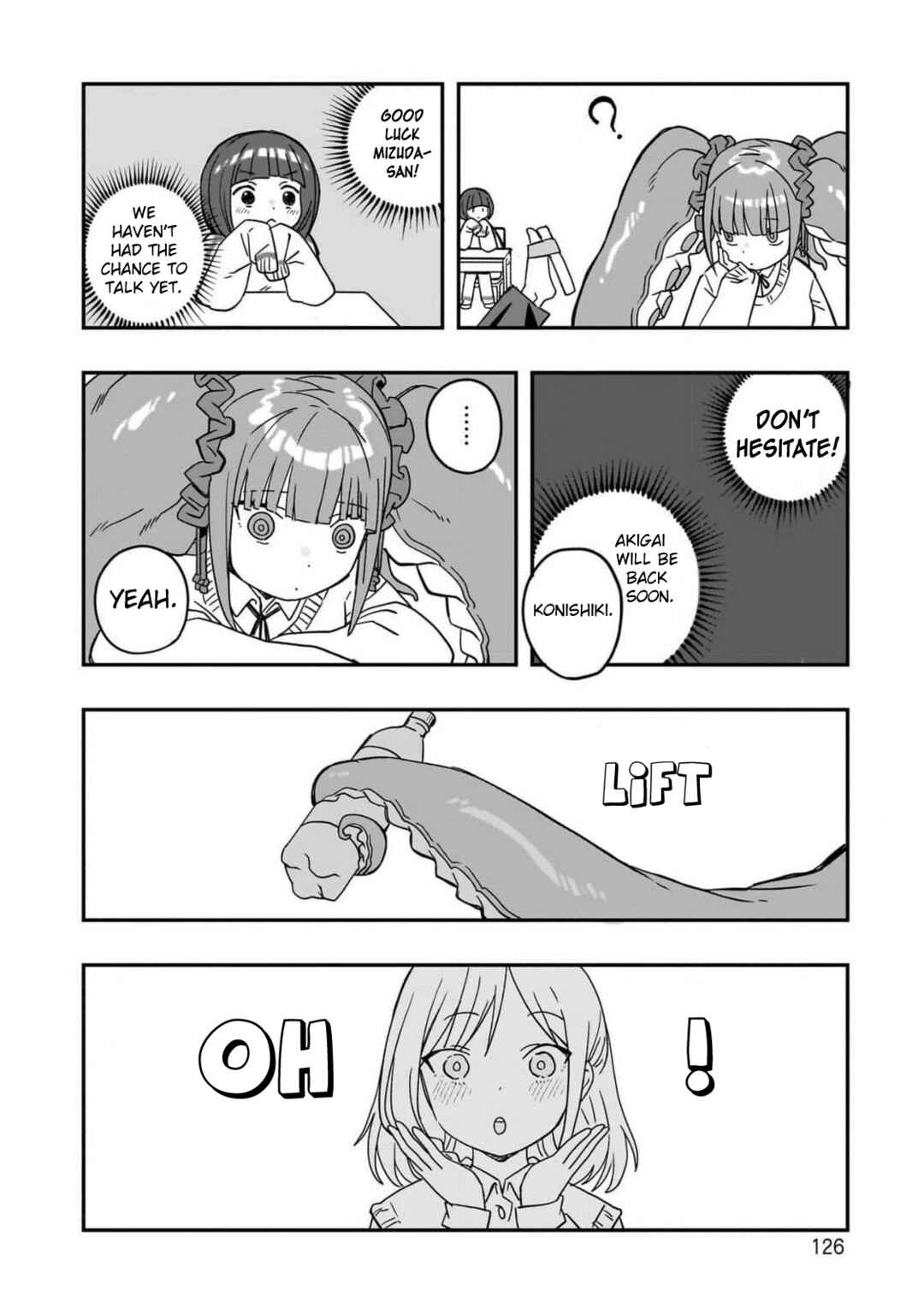 Page 12 Chapter 4 Mizudako-chan kara wa Nigerarenai!