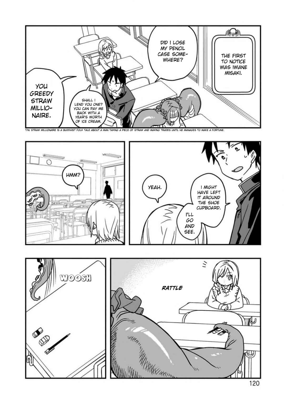 Page 6 Chapter 4 Mizudako-chan kara wa Nigerarenai!