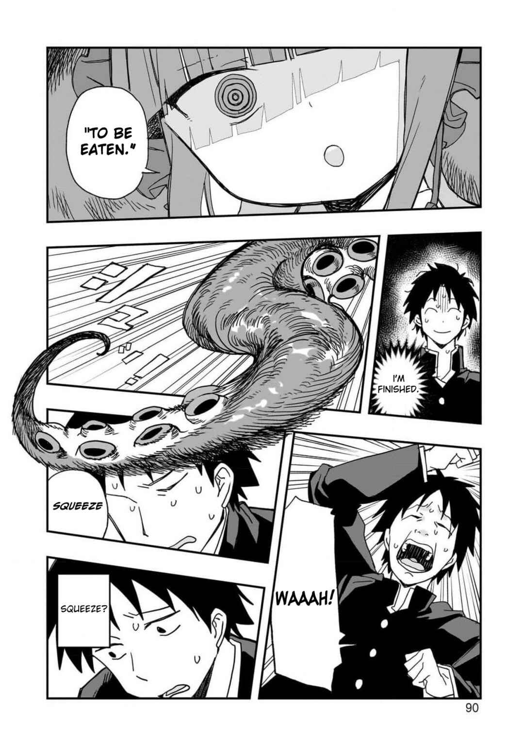 Page 10 Chapter 2 Mizudako-chan kara wa Nigerarenai!