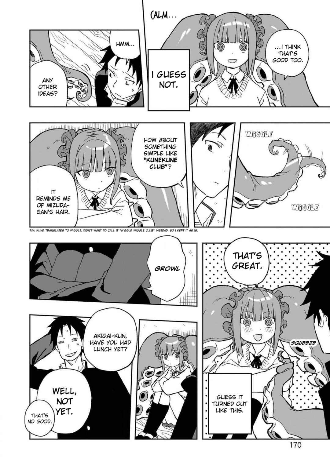 Page 12 Chapter 6 Mizudako-chan kara wa Nigerarenai!