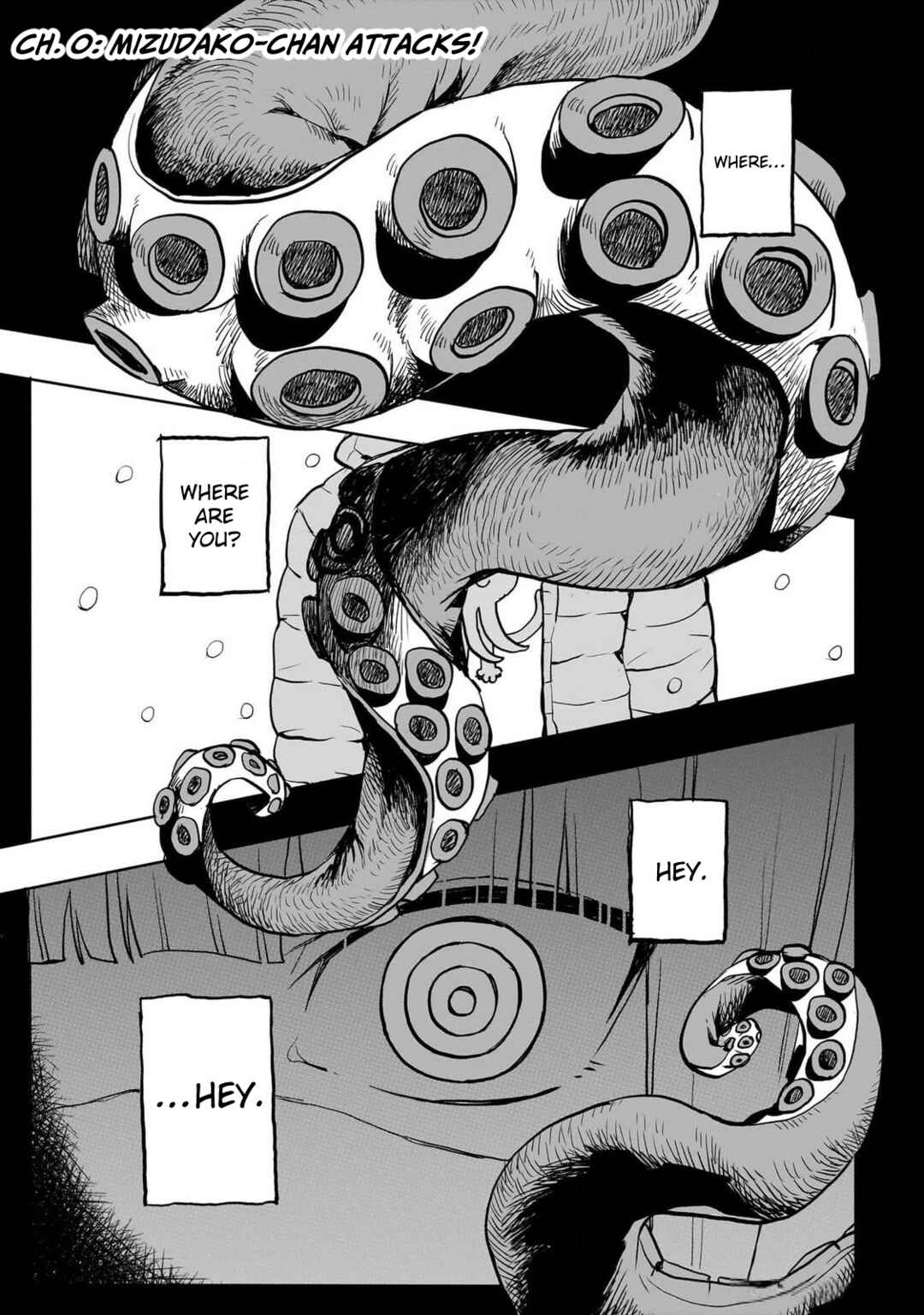 Page 1 Chapter 0 Mizudako-chan kara wa Nigerarenai!