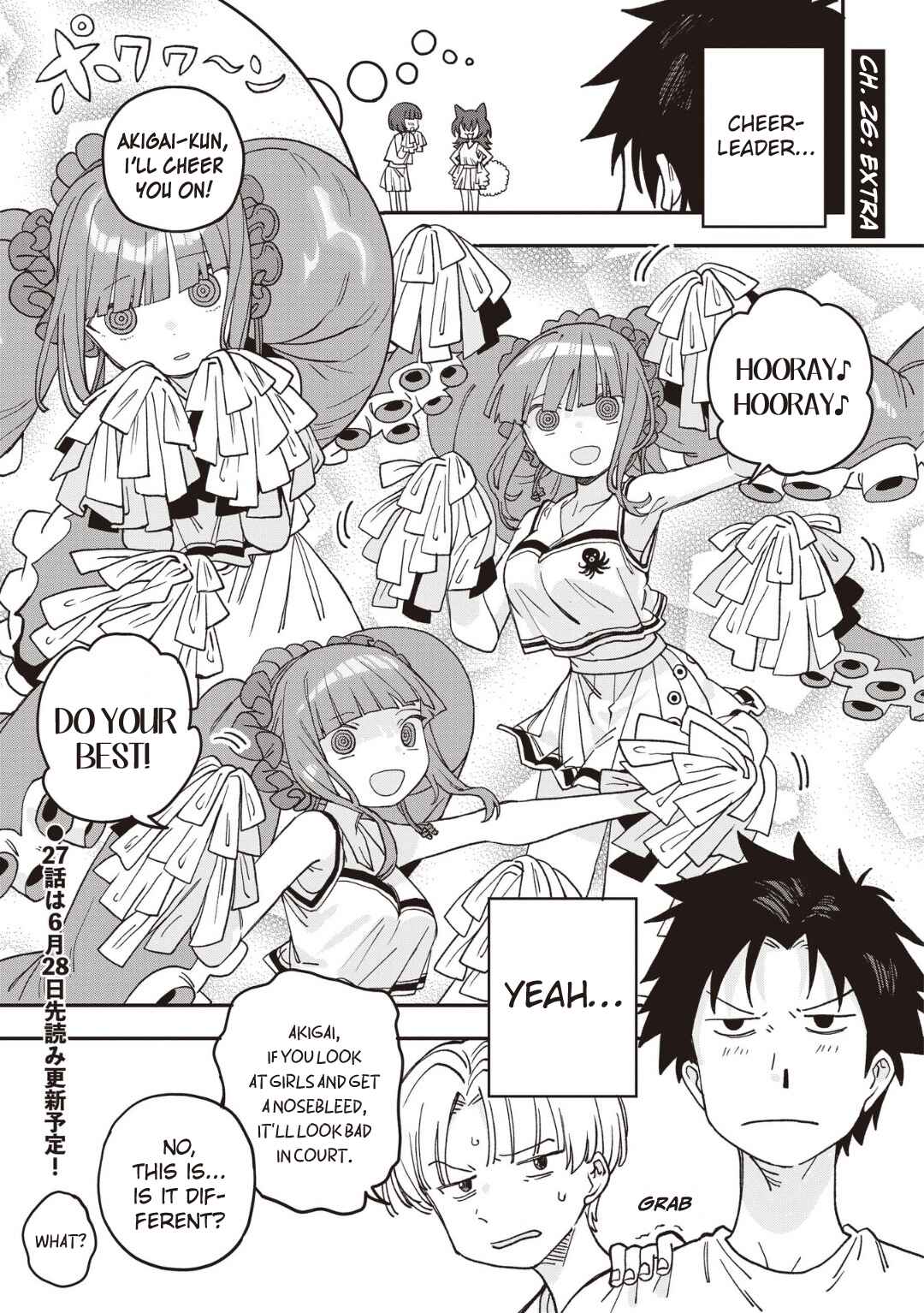 Page 28 Chapter 26 Mizudako-chan kara wa Nigerarenai!