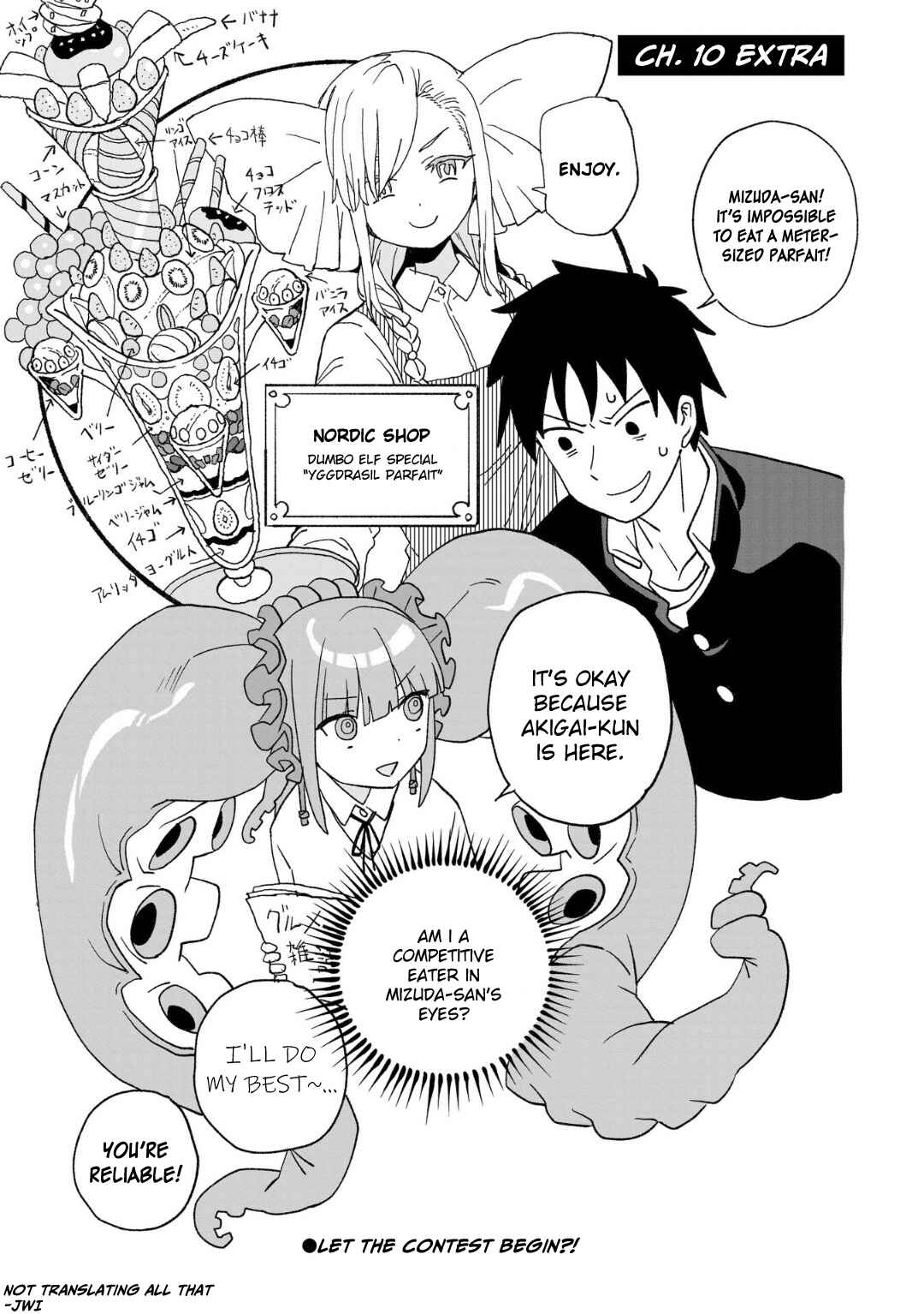 Page 13 Chapter 10 Mizudako-chan kara wa Nigerarenai!