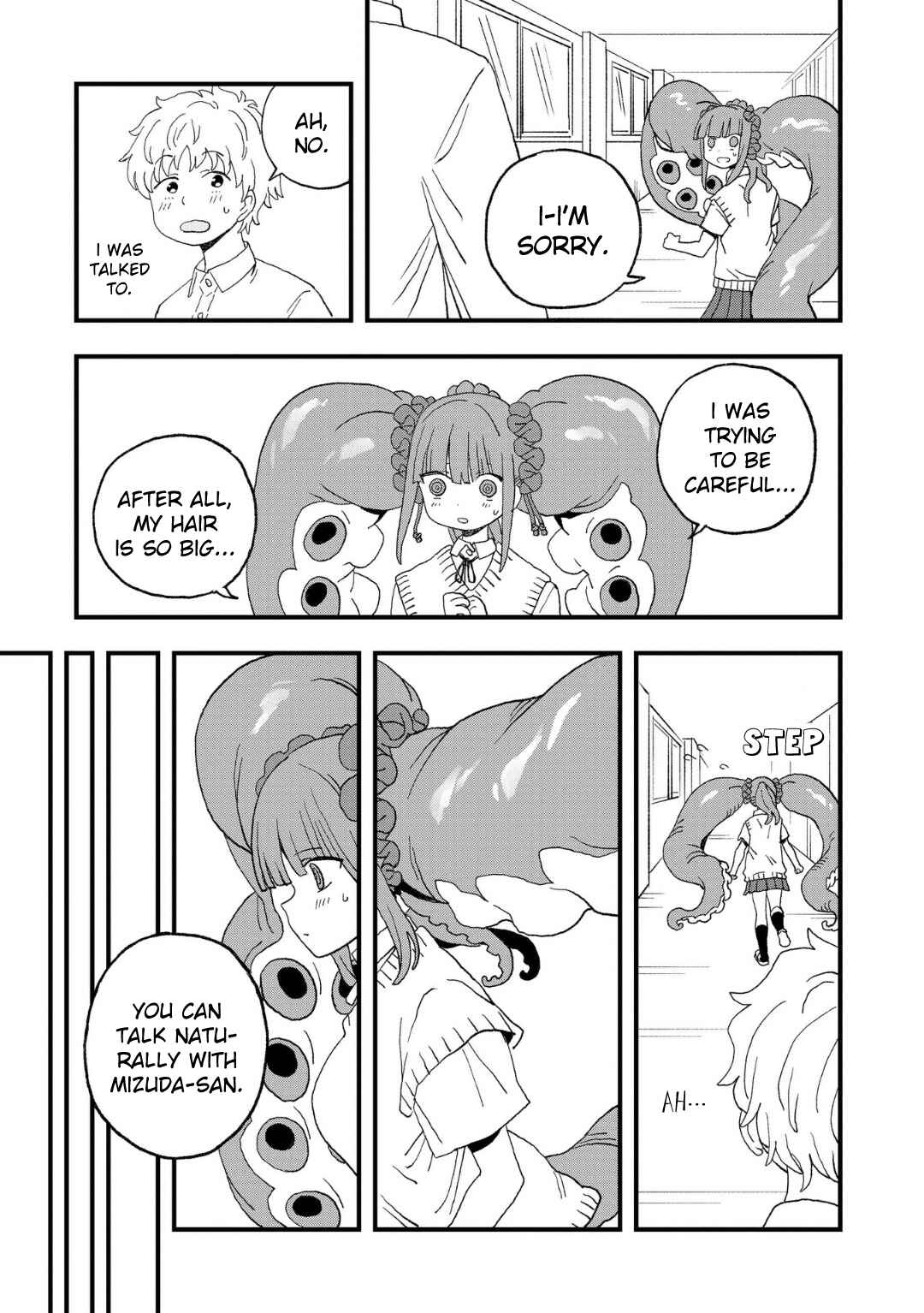 Page 3 Chapter 16 Mizudako-chan kara wa Nigerarenai!