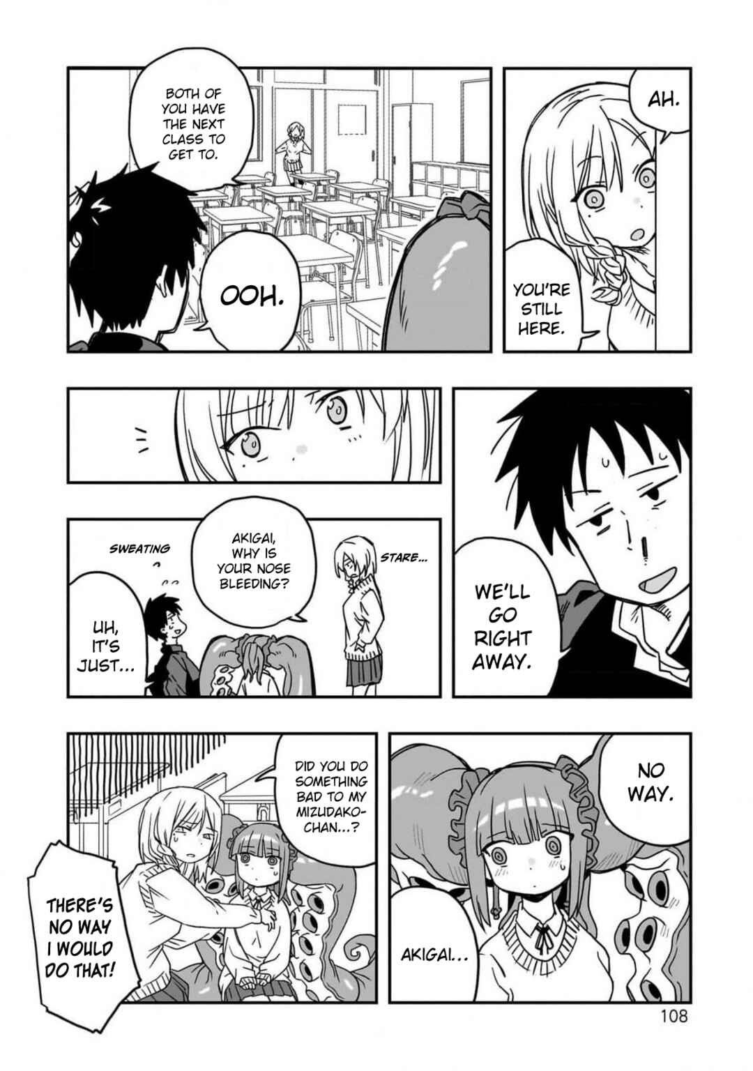 Page 12 Chapter 3 Mizudako-chan kara wa Nigerarenai!