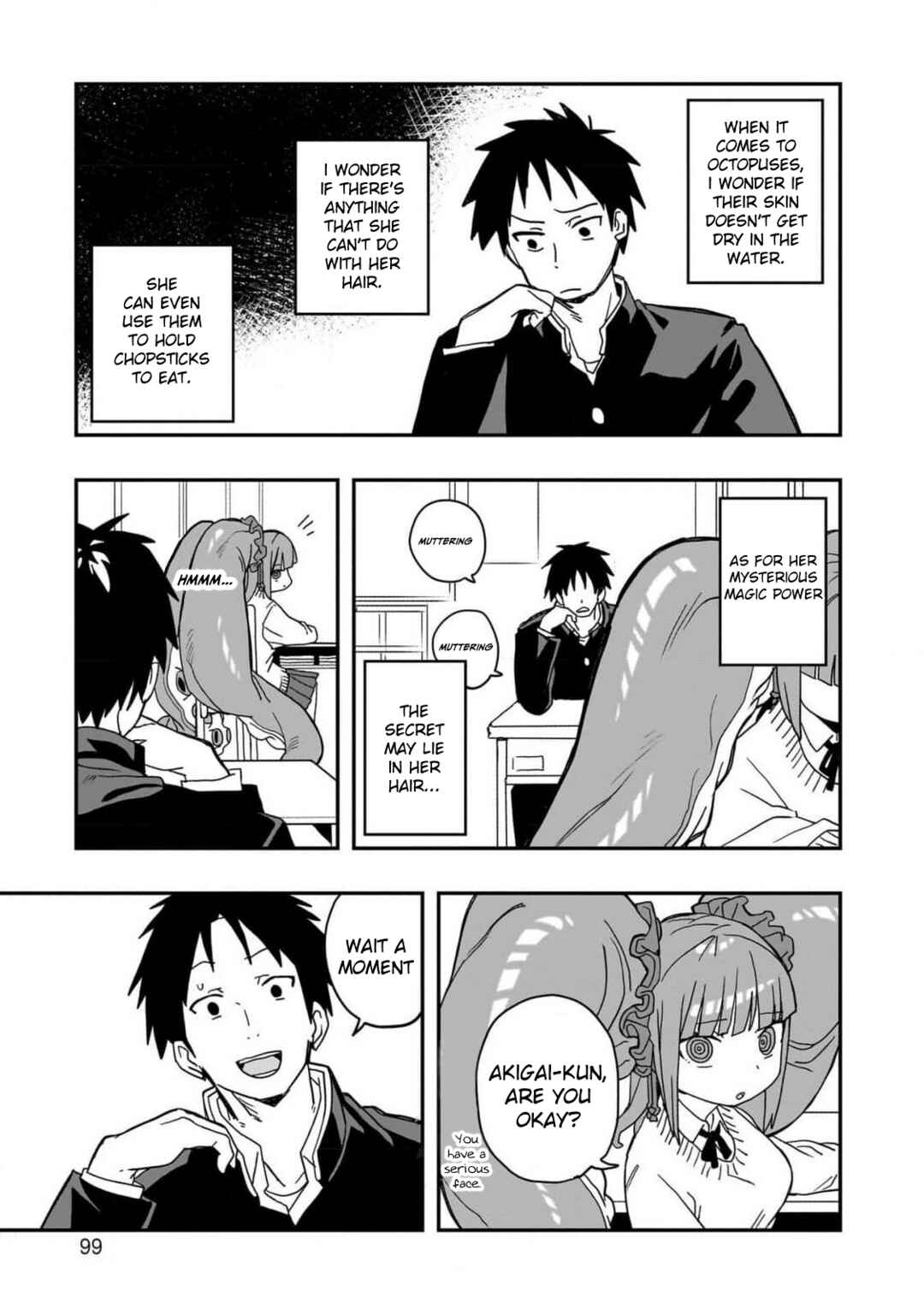 Page 3 Chapter 3 Mizudako-chan kara wa Nigerarenai!