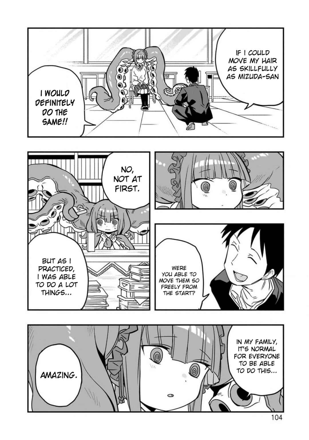 Page 8 Chapter 3 Mizudako-chan kara wa Nigerarenai!