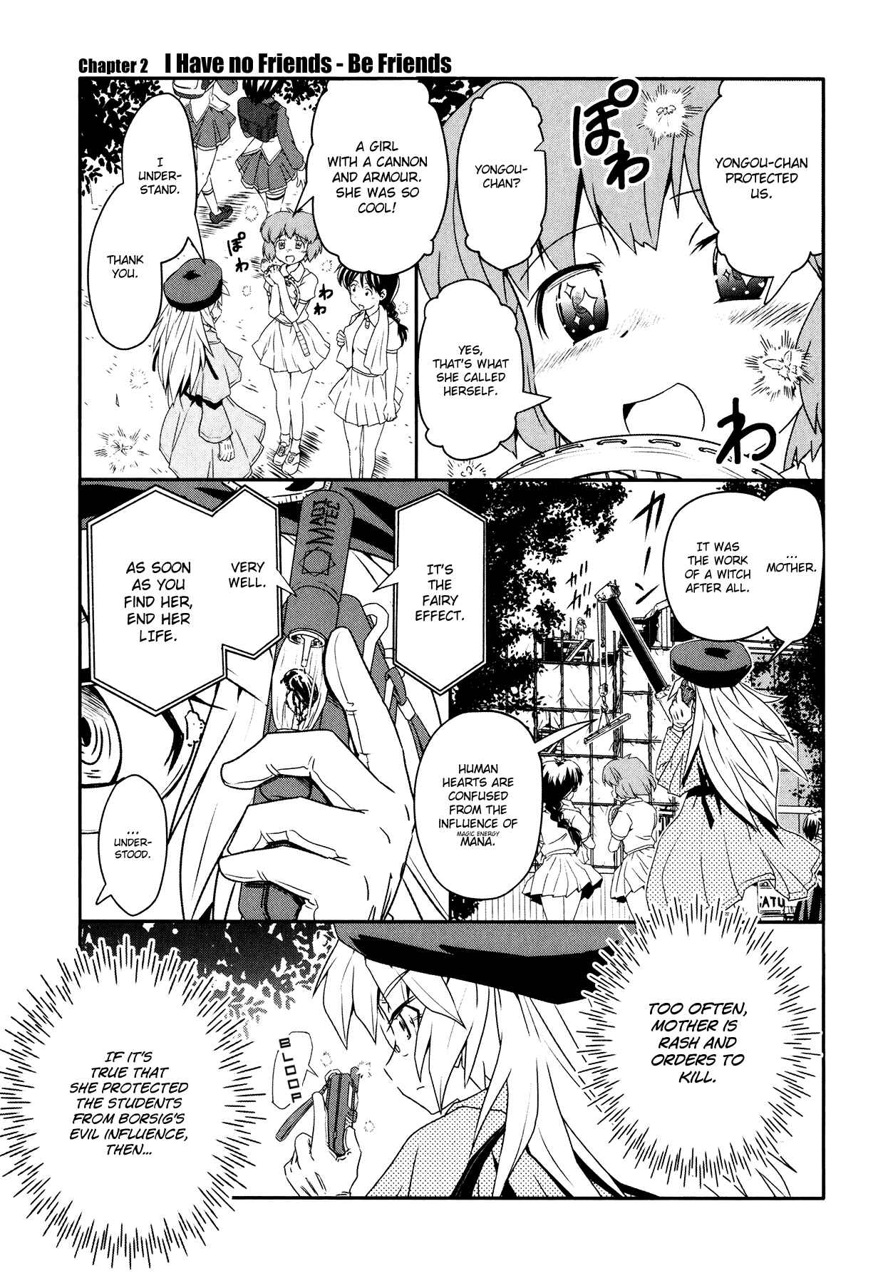 Page 1 Chapter 2 Magicannon Girl Yongou-chan