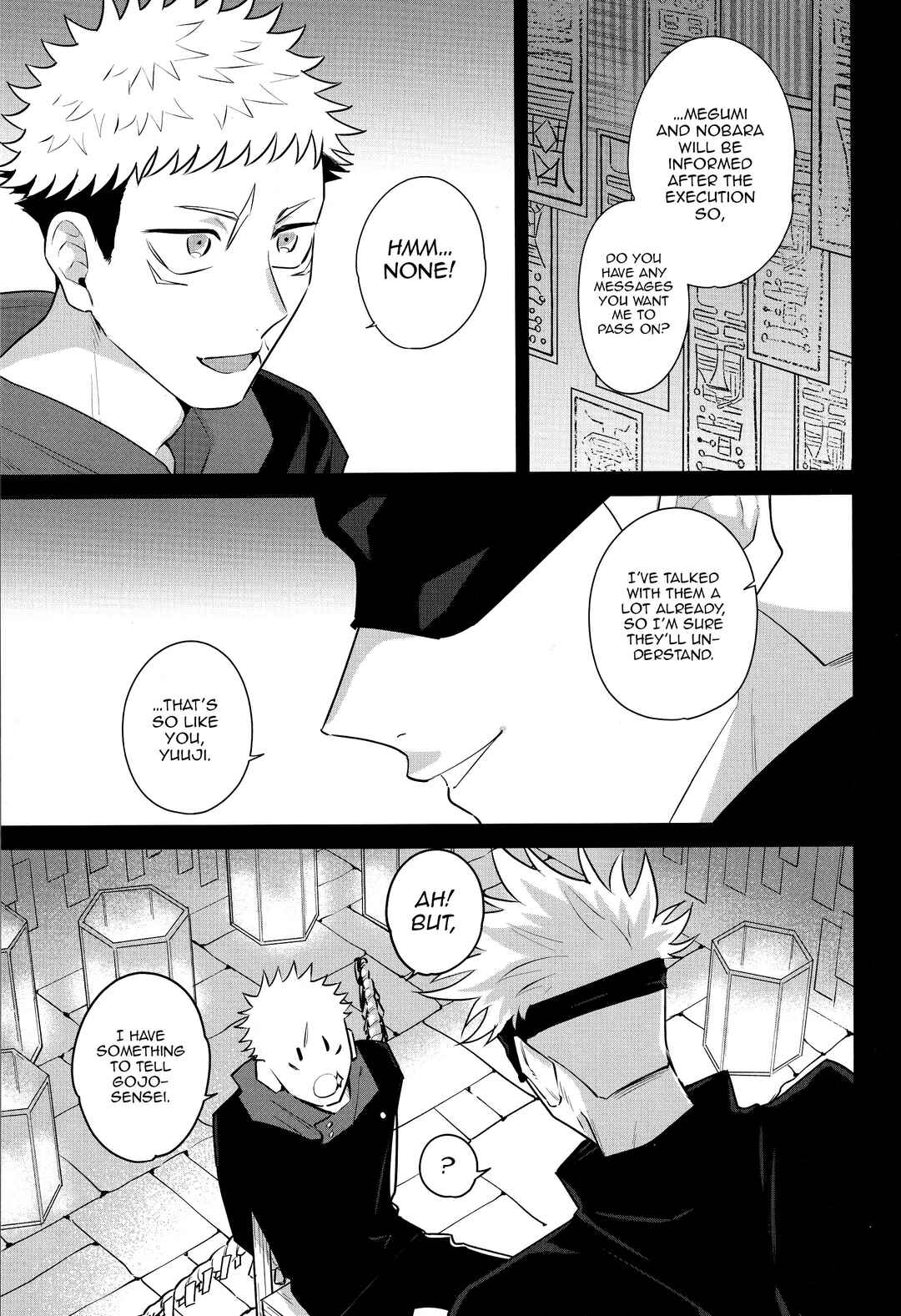 Page 4 Chapter Unknown_0aae Jujutsu Kaisen - Sono Uso ni Sugaretara (Doujinshi)