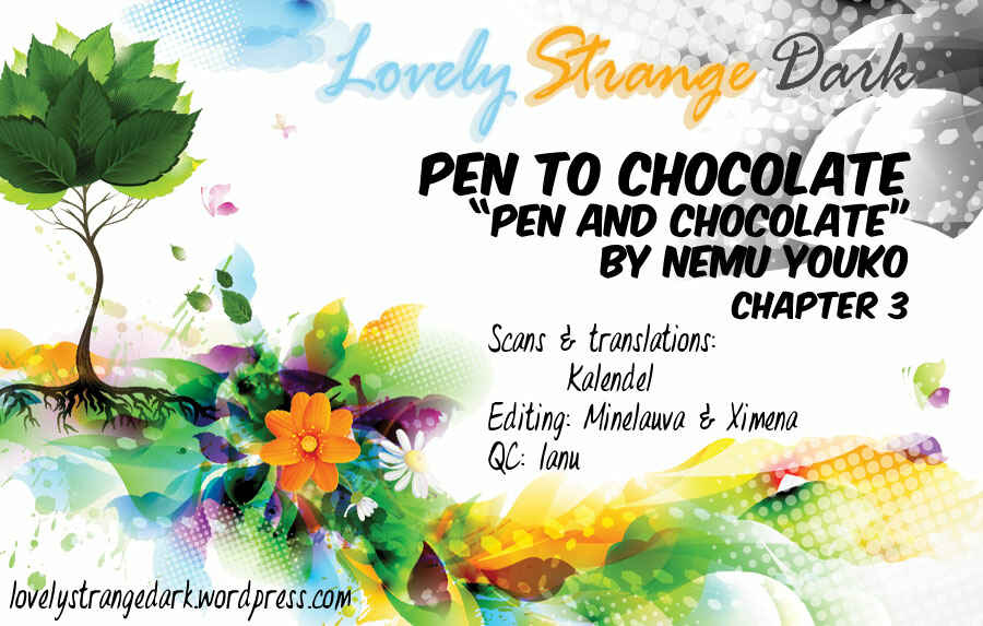 Page 1 Chapter 3 Pen and Chocolate
