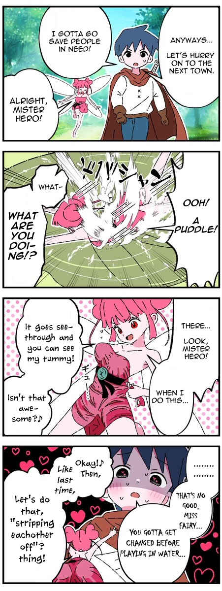 Page 1 Chapter 5 The Clueless Fairy 4-Koma