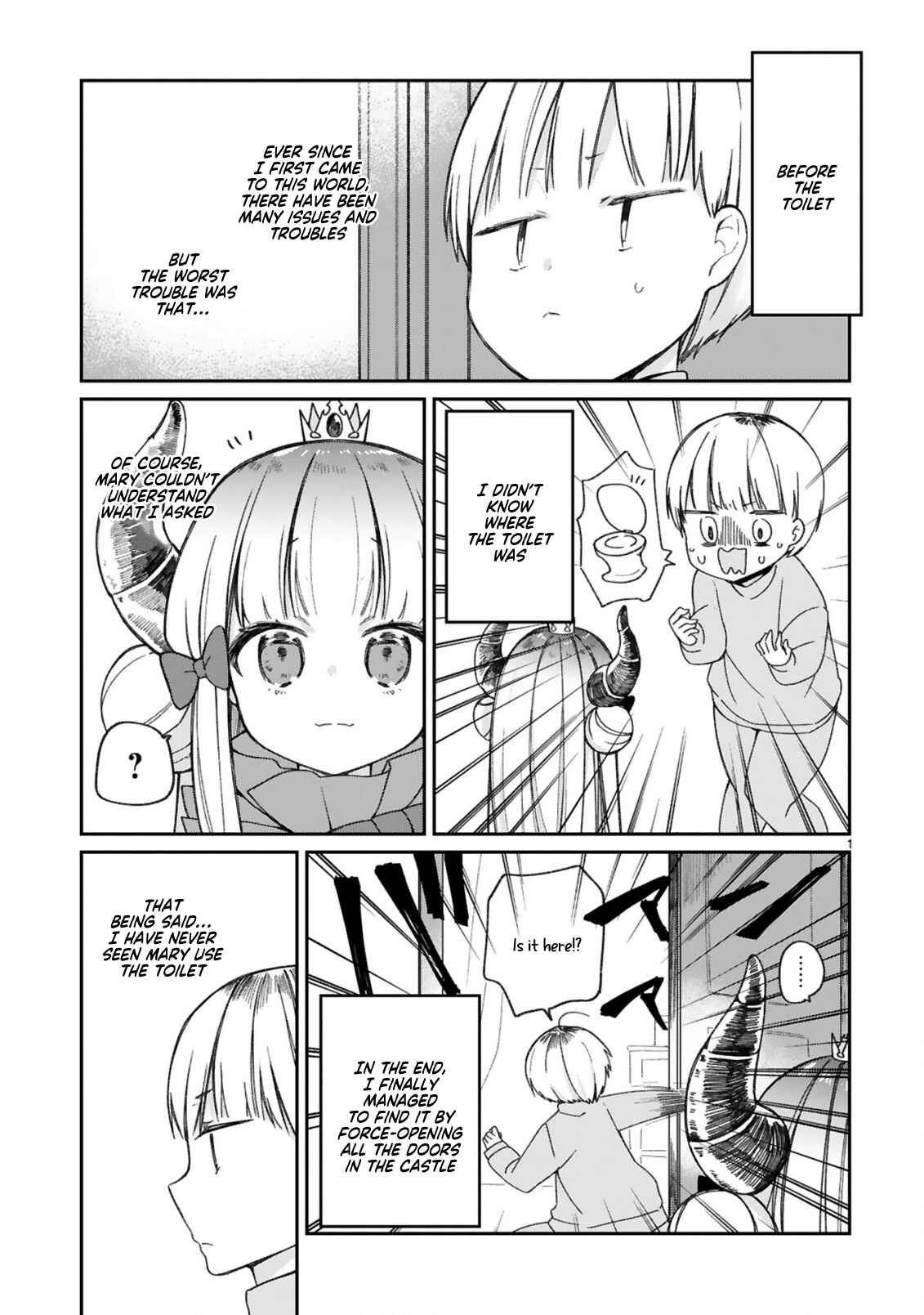 Page 1 Chapter 15.1 Maou-sama ni Shoukan sareta kedo Kotoba ga Tsuujinai.