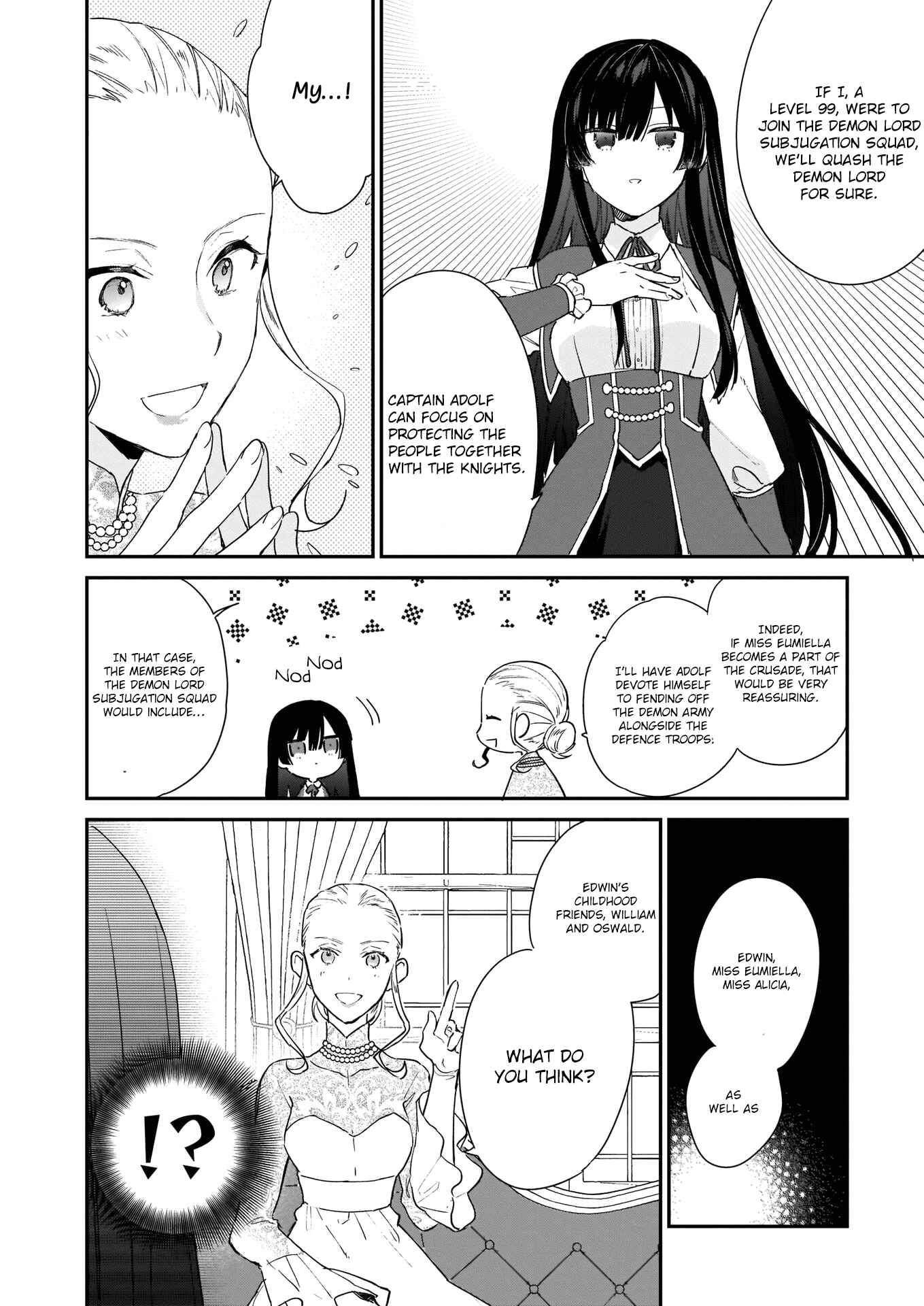 Page 8 Chapter 3 Akuyaku Reijou Level 99 ~Watashi wa UraBoss desu ga Maou de wa Arimasen~