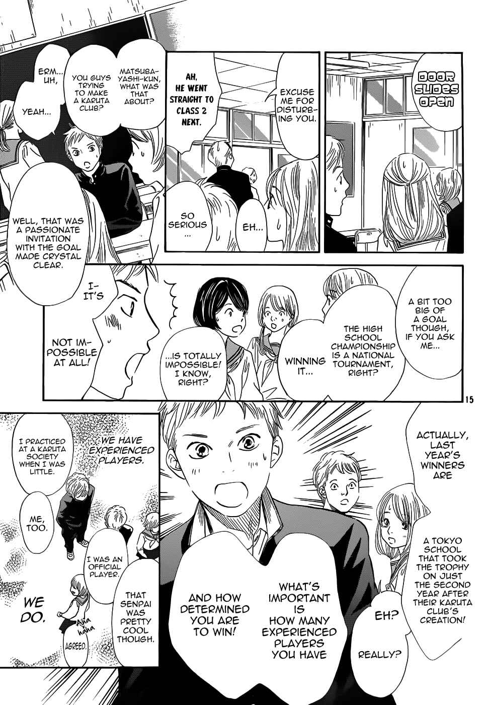 Page 15 Chapter 140 Chihayafuru