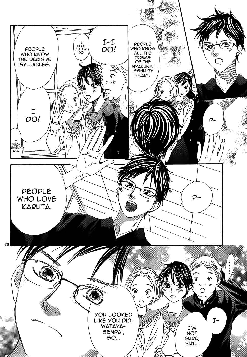 Page 20 Chapter 140 Chihayafuru