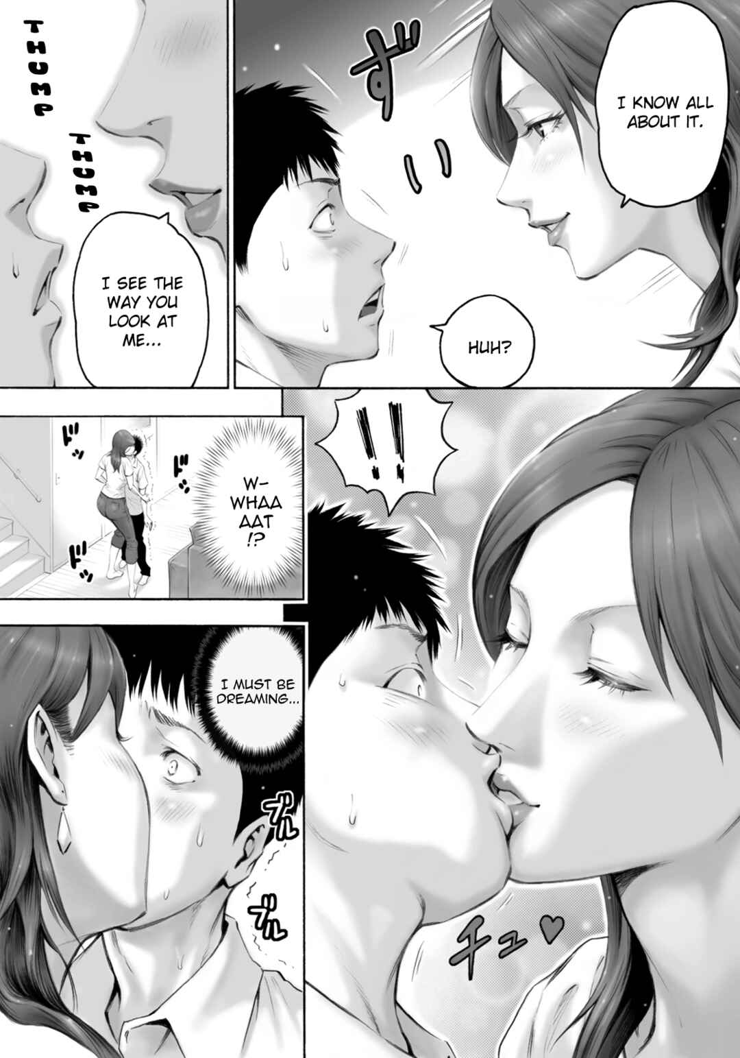 Page 9 Chapter Unknown_1d42 Akogare no Kinjo no Oba-san ni Nengan no Tanetsuke