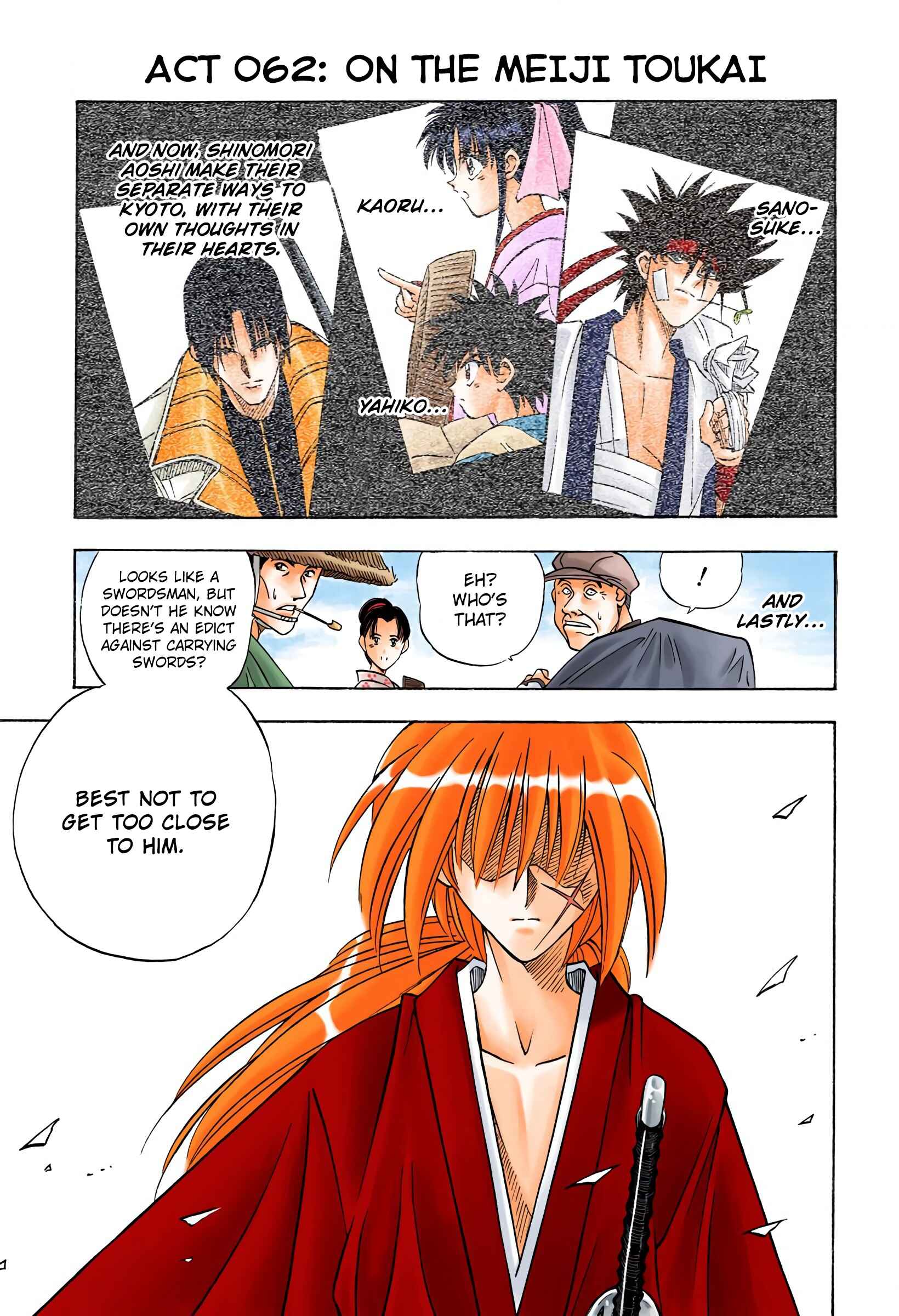 Page 1 Chapter 62 Rurouni Kenshin (Official Colored)